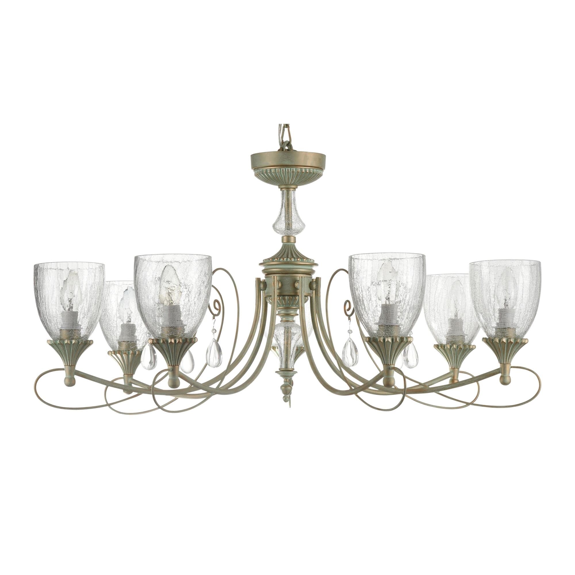 Maytoni Royal Classic Sabina Мятное Золото Люстра 7xE14 60W RC145-PL-07-MG — миниатюра 3