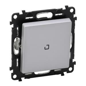 Legrand Valena LIFE DIY Алюм Переключатель 1-клавишный с подсветкой 10А 250В 752626 — миниатюра 2