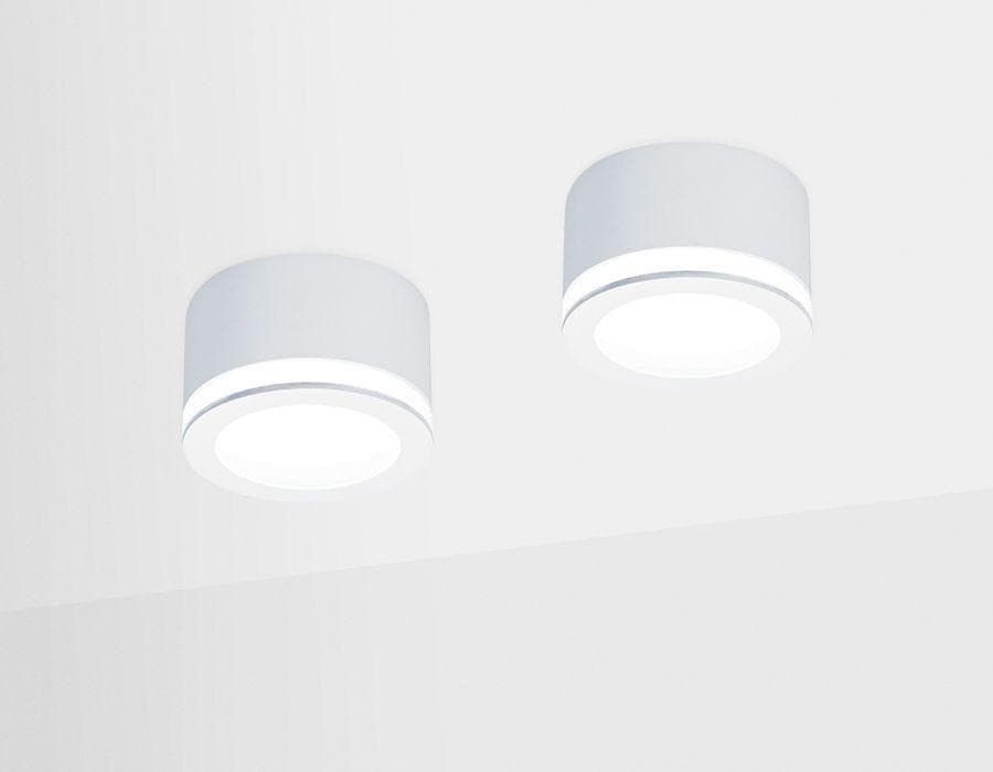 Ambrella Накладной светодиодный точечный светильник TN265 WH белый LED 4200K 12W D96*70 — миниатюра 3