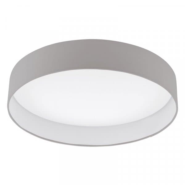 Eglo Люстра LED PALOMARO, 24W (LED), Ø500, пластик/текстиль серо-коричневый 93952 — миниатюра 1