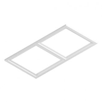 Technolight Рамка двойная под квадратные 85 RAL 9016 белая 41008-WH