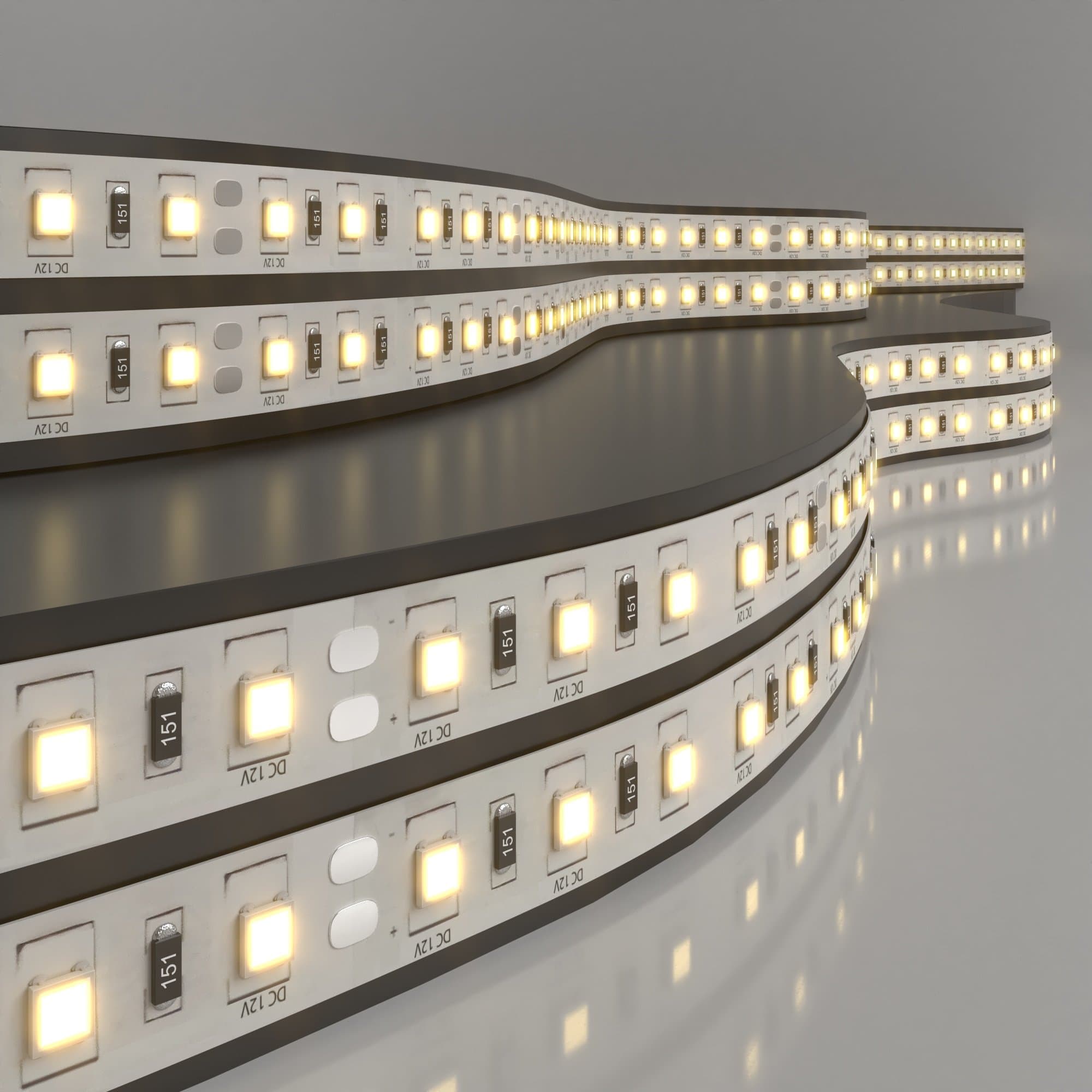 Elektrostandard 5050 12V 60Led 14,4W IP20 / Лента светодиодная 60Led 14,4W IP20 3300K теплый белый a027839