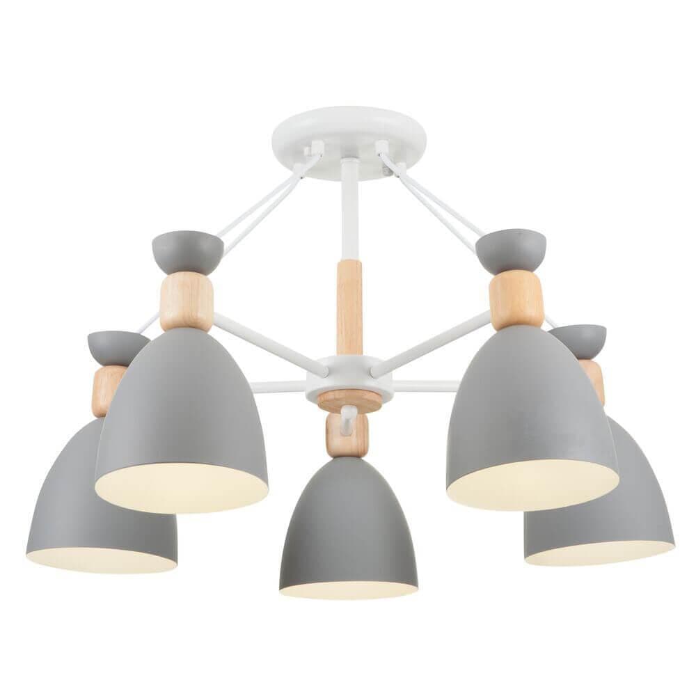 Freya Modern Delia Белый Потолочный светильник E27 60W FR5033CL-05W — миниатюра 7
