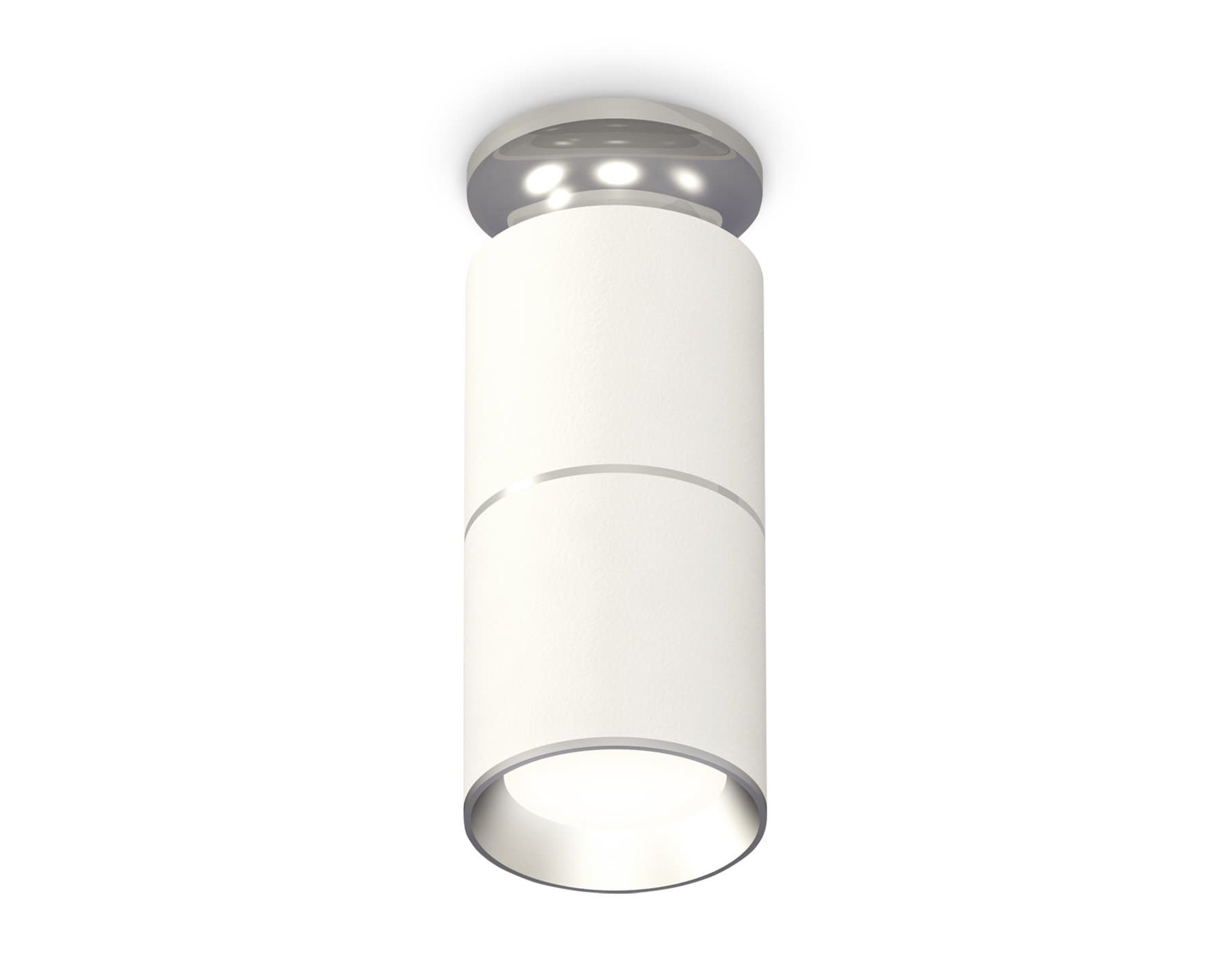 Ambrella Комплект накладного светильника XS6301240 SWH/PSL белый песок/серебро полированное MR16 GU5.3 (N6903, C6301, A2060, N6104) — миниатюра 1