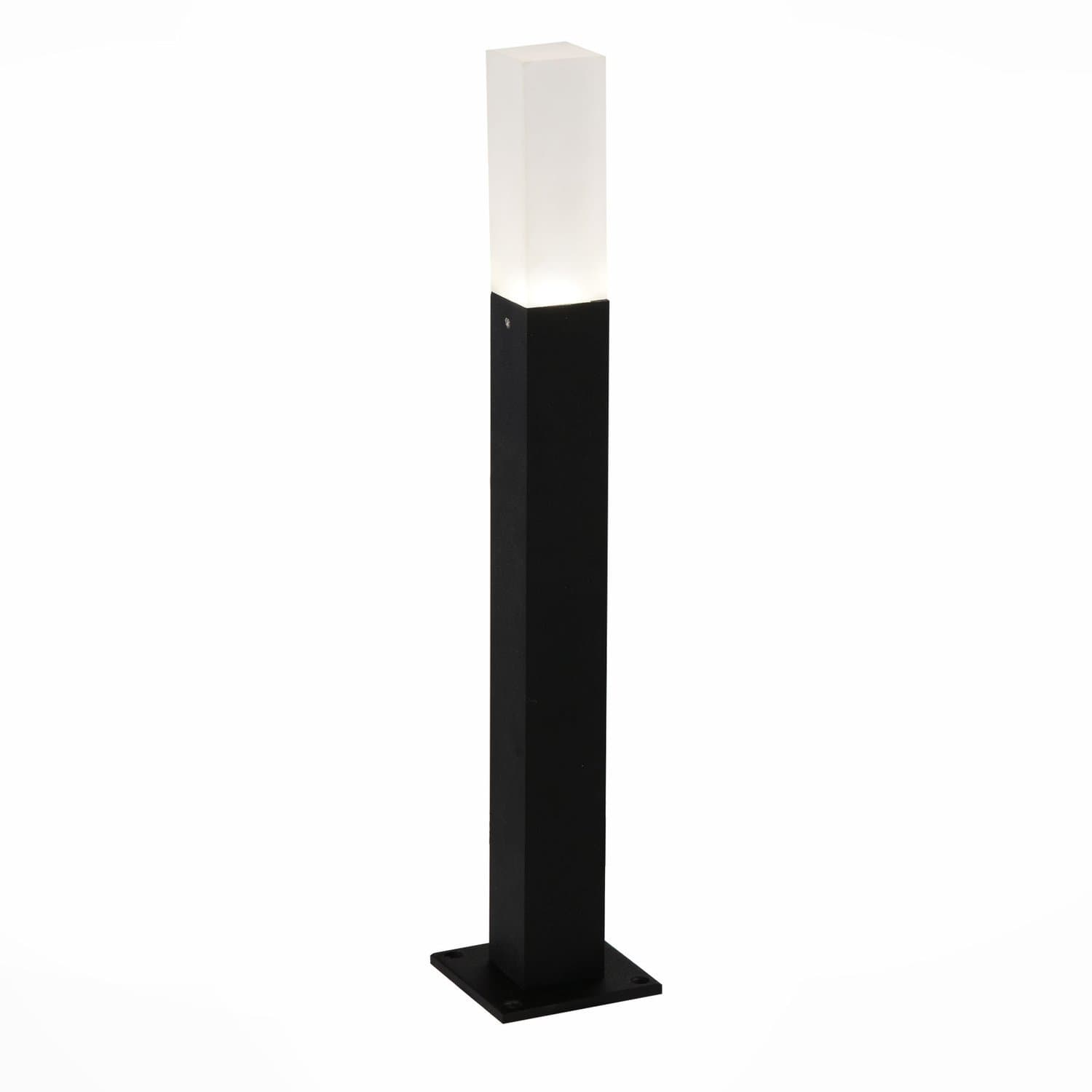 ST LUCE SL101.405.01 Светильник уличный наземный Черный/Белый LED 1*3W — миниатюра 1