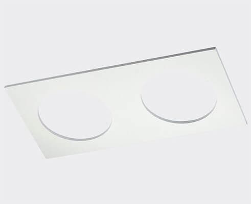 ITALLINE SP 02 WHITE Рамка декоративная, двойная