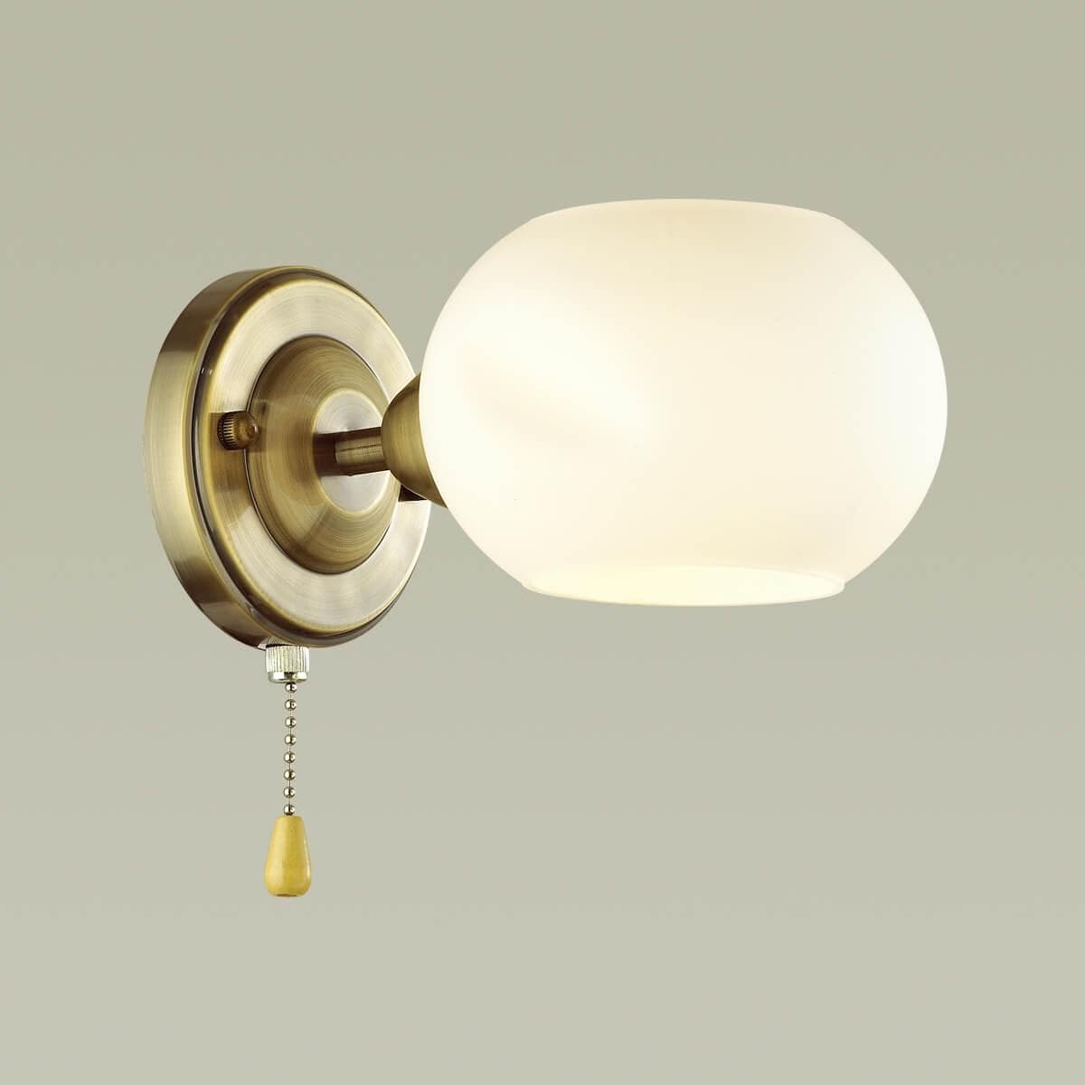 Lumion 4549/1W COMFI LN21 062 античная бронза, белый Бра E14 40W 220V PENELOPA — миниатюра 4
