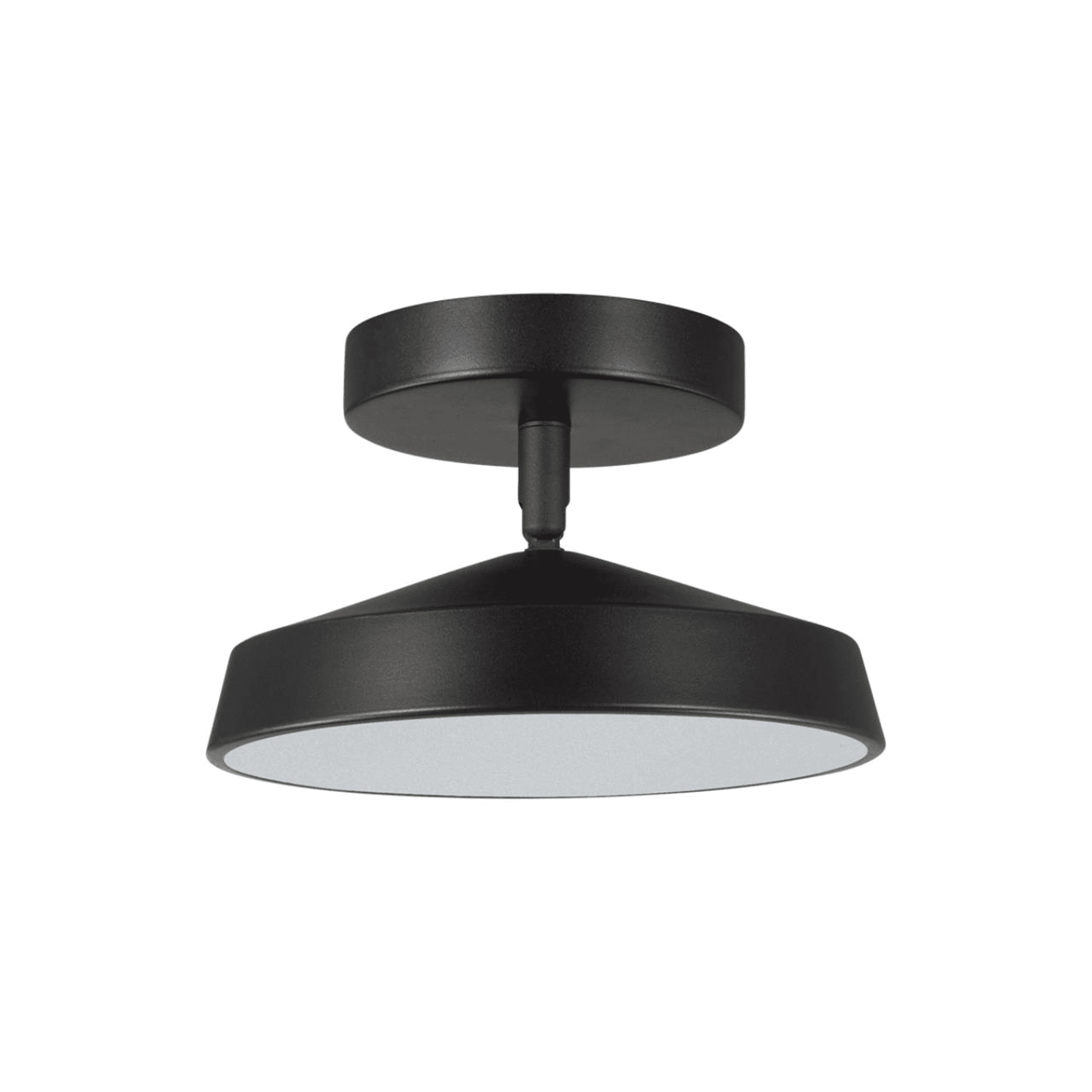 Sonex 7656/12L MITRA LED SN Светильник пластик/белый/черный LED 12Вт 4000K D200 IP20 MIRA BLACK