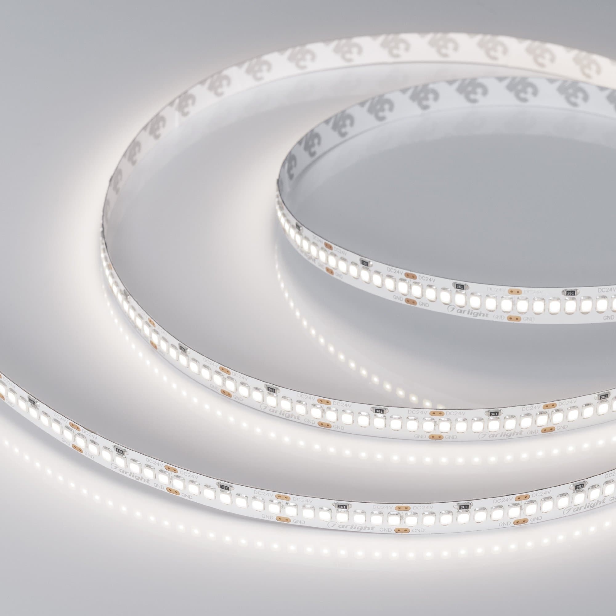 Arlight Светодиодная лента RT-A252-10mm 24V Day4000 (11 W/m, IP20, 2835, 5m) (Открытый) 022651(2) — миниатюра 3