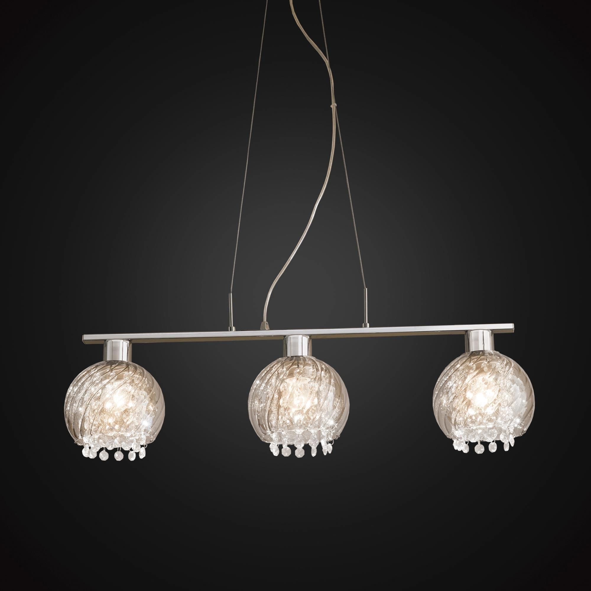 Citilux CL317231 Бейт Хром+Дымч. Светильник Люстра — миниатюра 2