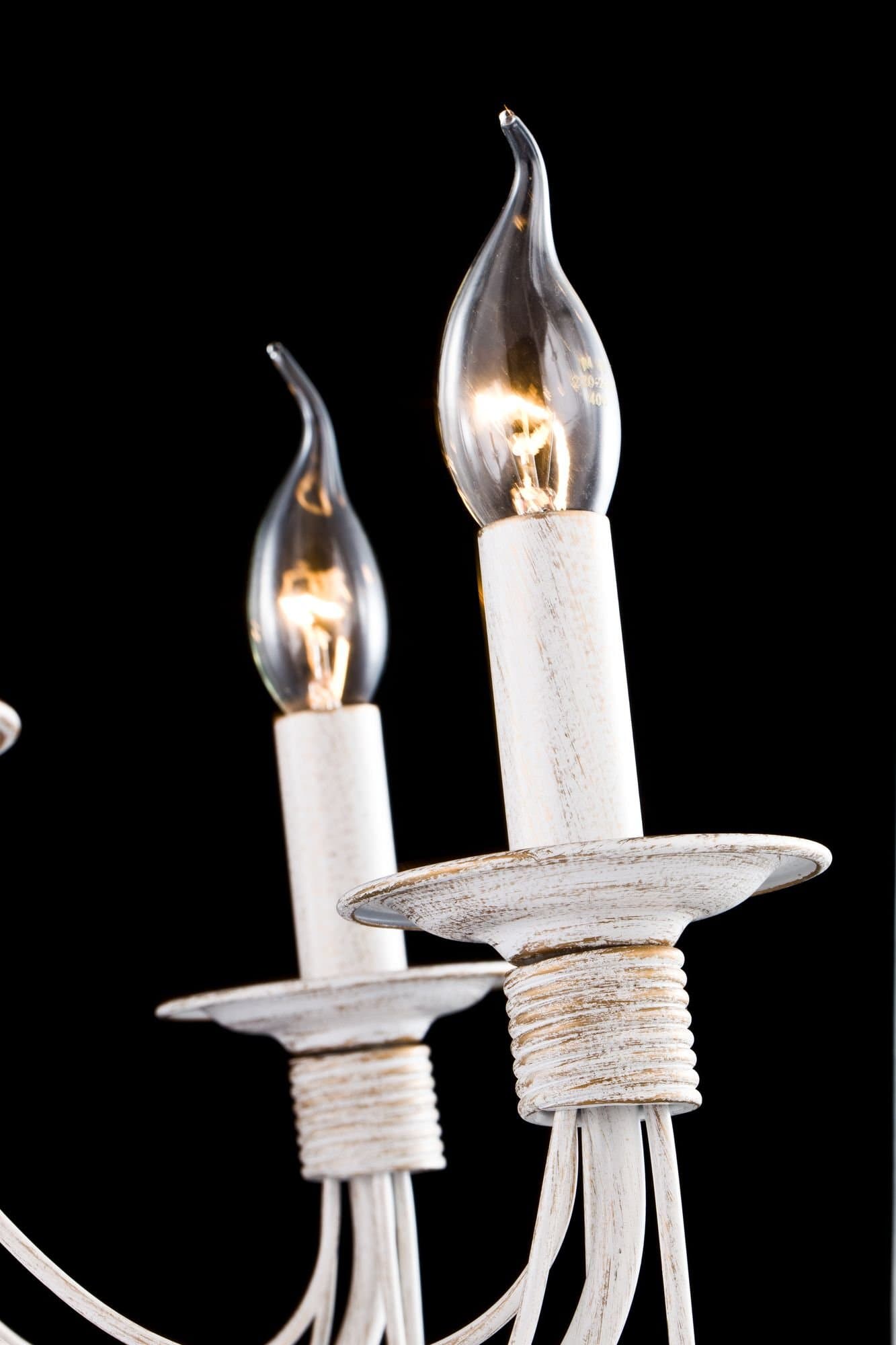 Freya Classic Velia Белый с Золотом Люстра E14 60W FR2046-PL-08-WG — миниатюра 3