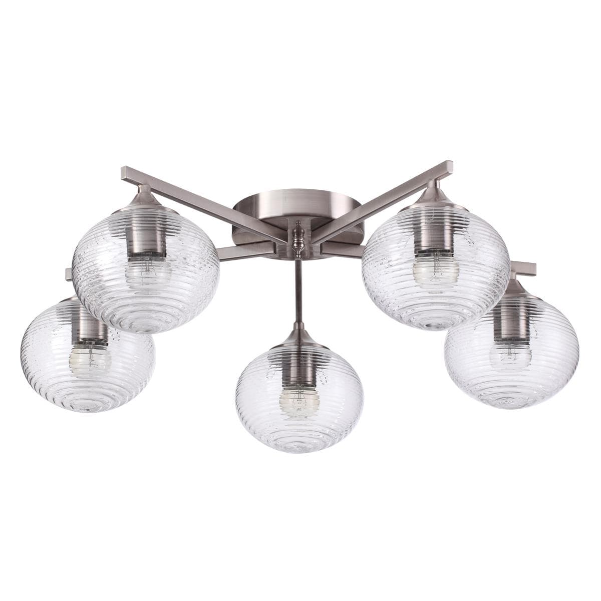 Lumion 4457/5C LN20 159 никель Люстра потолочная E27 5*60W 220V COOPER