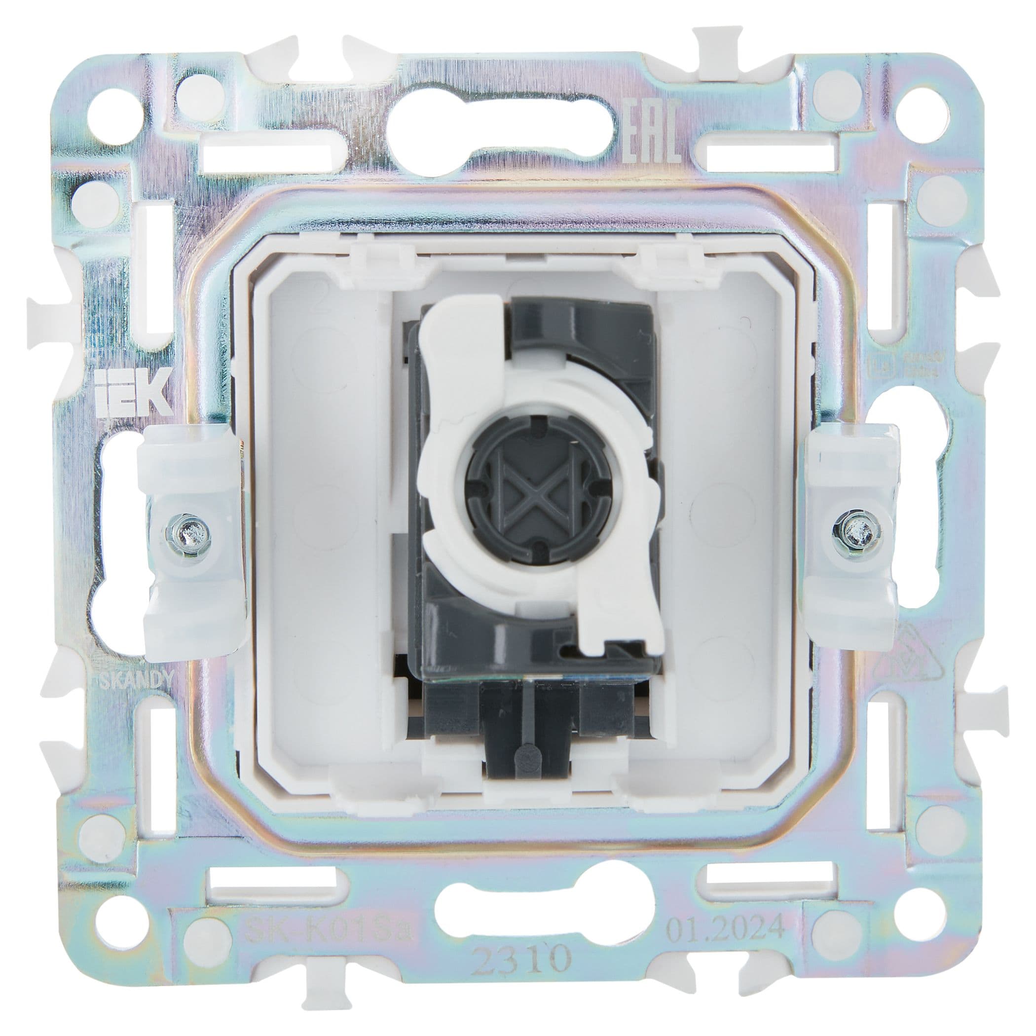 IEK SKANDY Песочный Розетка компьютерная RJ45 кат.5E SK-K01Sa — миниатюра 3