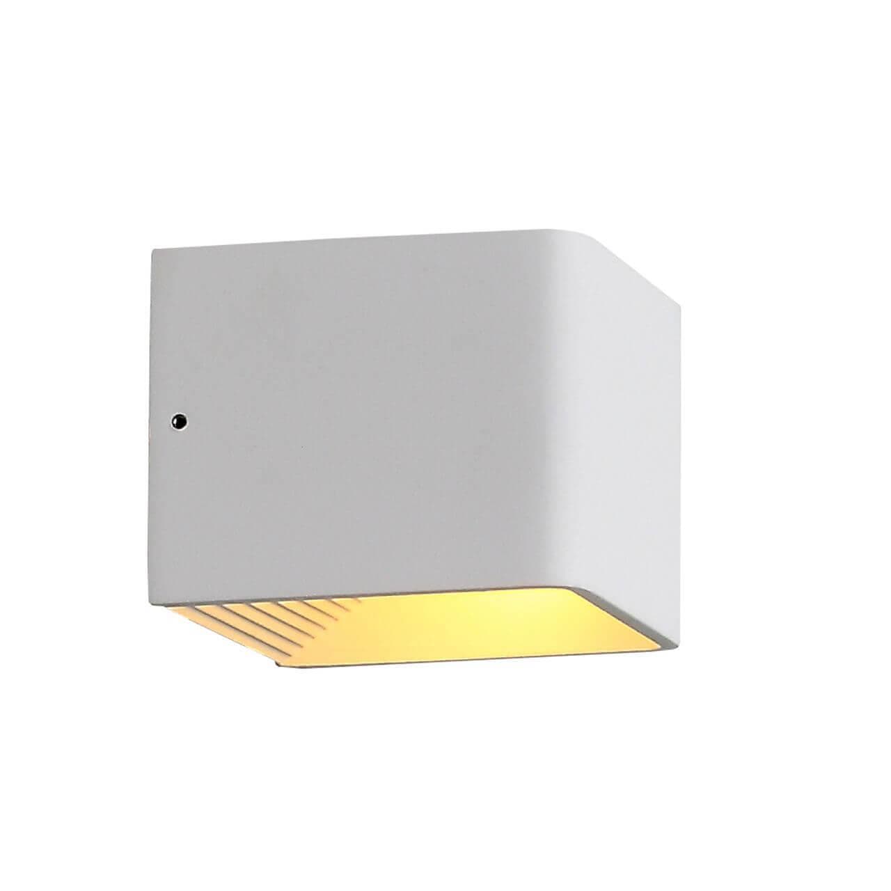 ST LUCE SL455.051.01 Светильник настенный Белый/Белый LED 1*6W — миниатюра 2