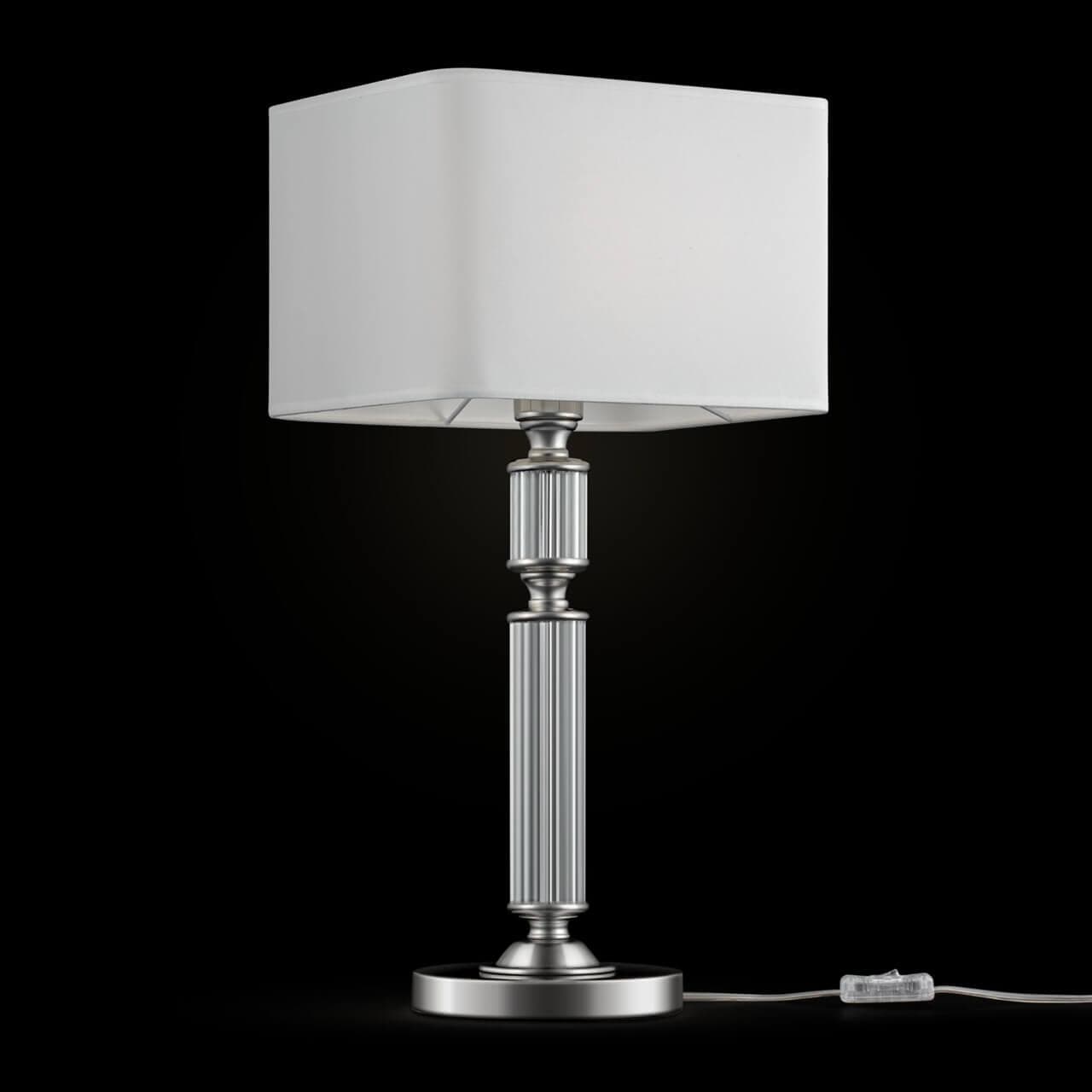 Maytoni Neoclassic Ontario Хром Настольная лампа E27 60W MOD020TL-01CH — миниатюра 4