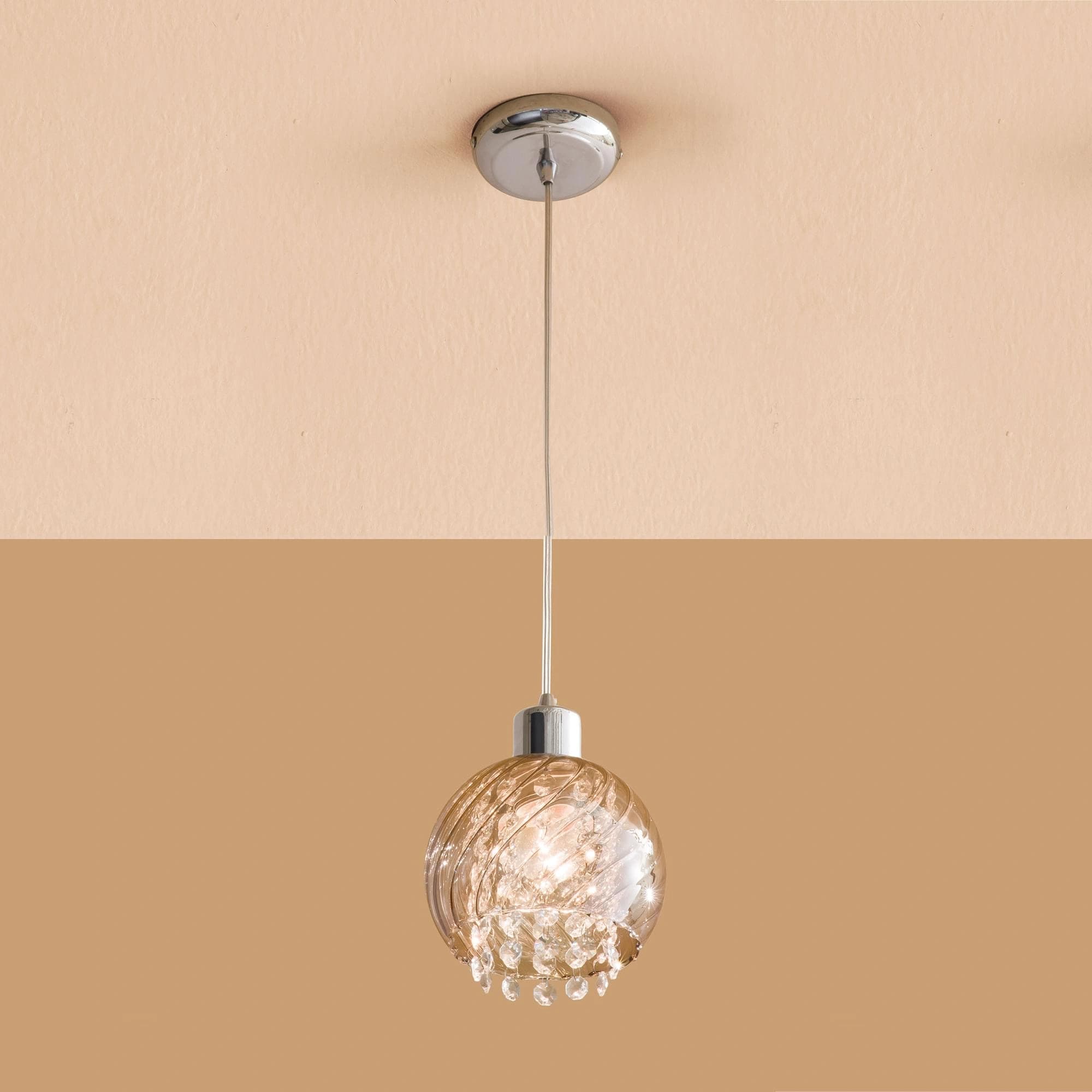 Citilux CL317111 Бейт Хром+Дымч. Светильник Подвес — миниатюра 2
