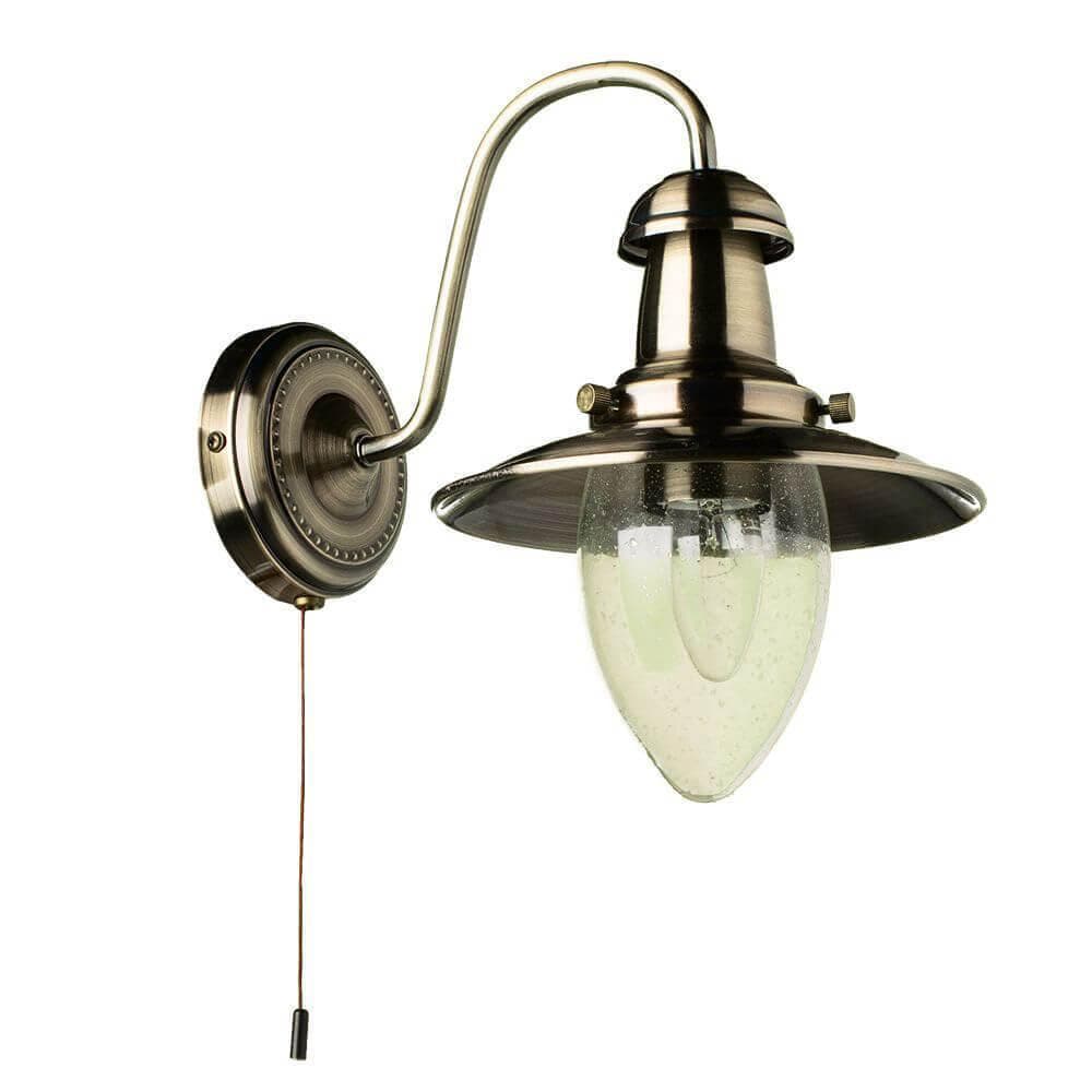 Arte Lamp Fisherman Бронза/Прозрачный Бра 60W E27 A5518AP-1AB — миниатюра 1