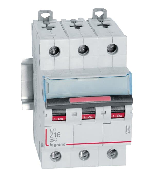 Legrand DX3 Автоматический выключатель 3P 16A (Z) 25kA 409924