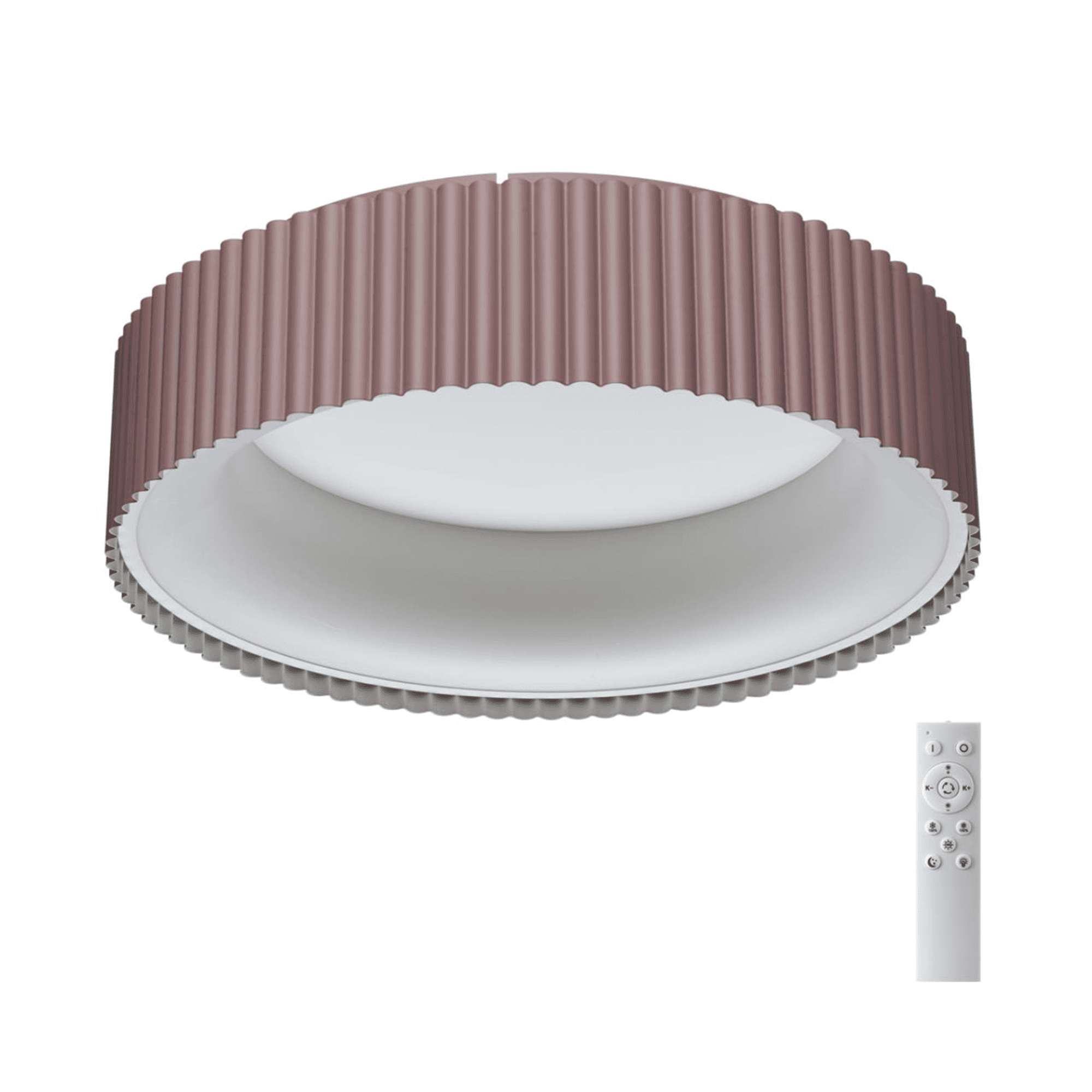 Sonex 7714/56L AVRA LED SN Светильник металл/акрил/белый/мокко LED 56Вт 3000-6500К D460 IP20 пульт ДУ SHARMEL