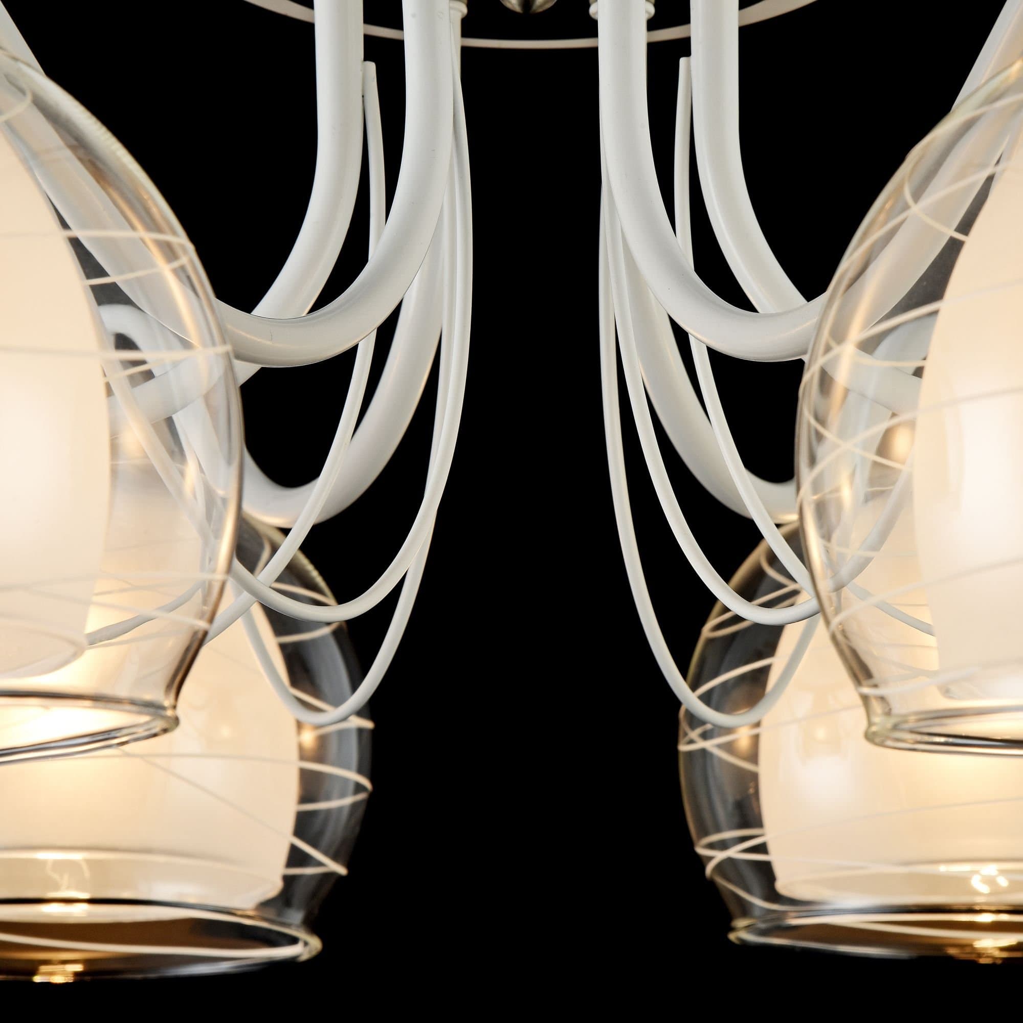 Freya Modern Nikki Белый Потолочный светильник E14 60W FR5052-CL-06-W — миниатюра 3