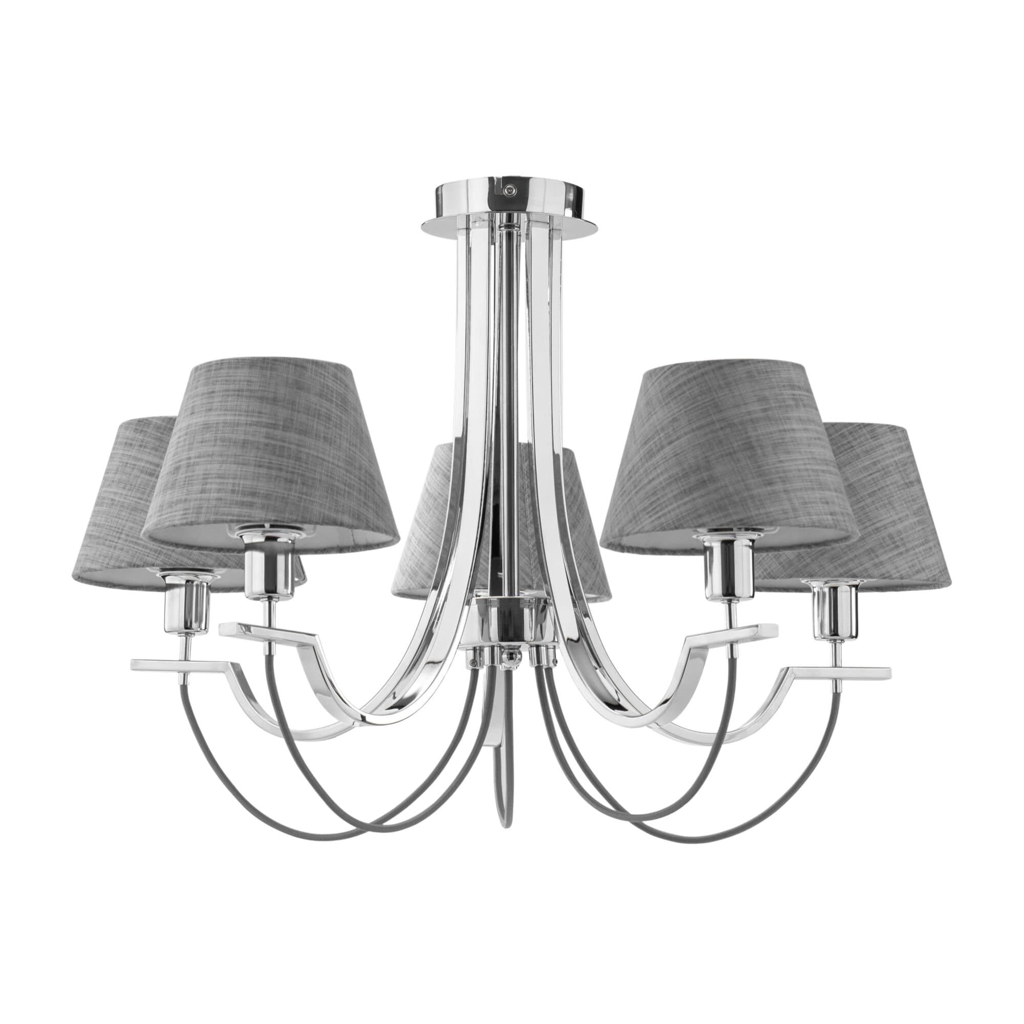 Freya Modern Felisa Хром Люстра E14 40W FR5019CL-05CH — миниатюра 3