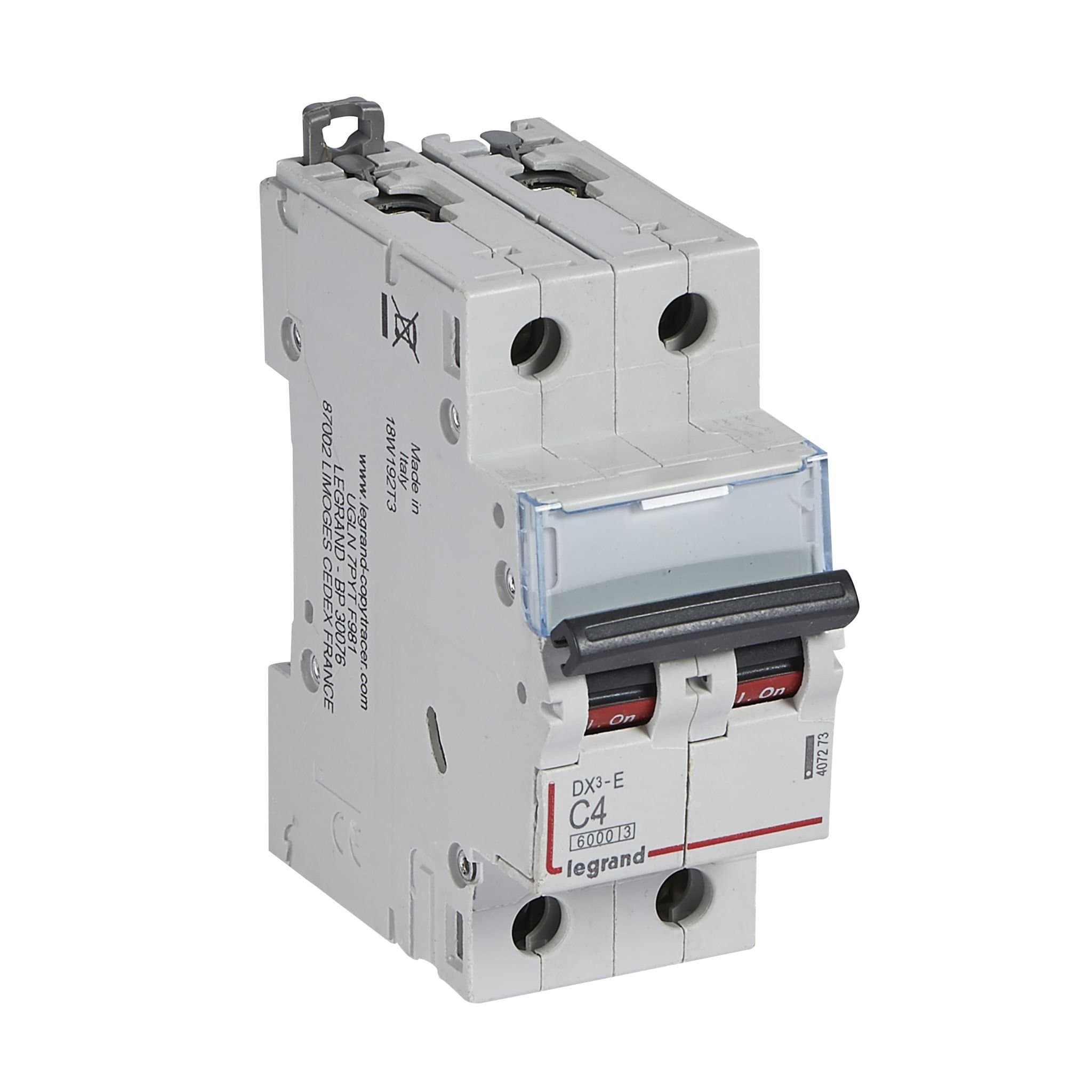 Legrand DX3-E Автоматический выключатель 2P 4А (С) 6000/6kA 407273 — миниатюра 6