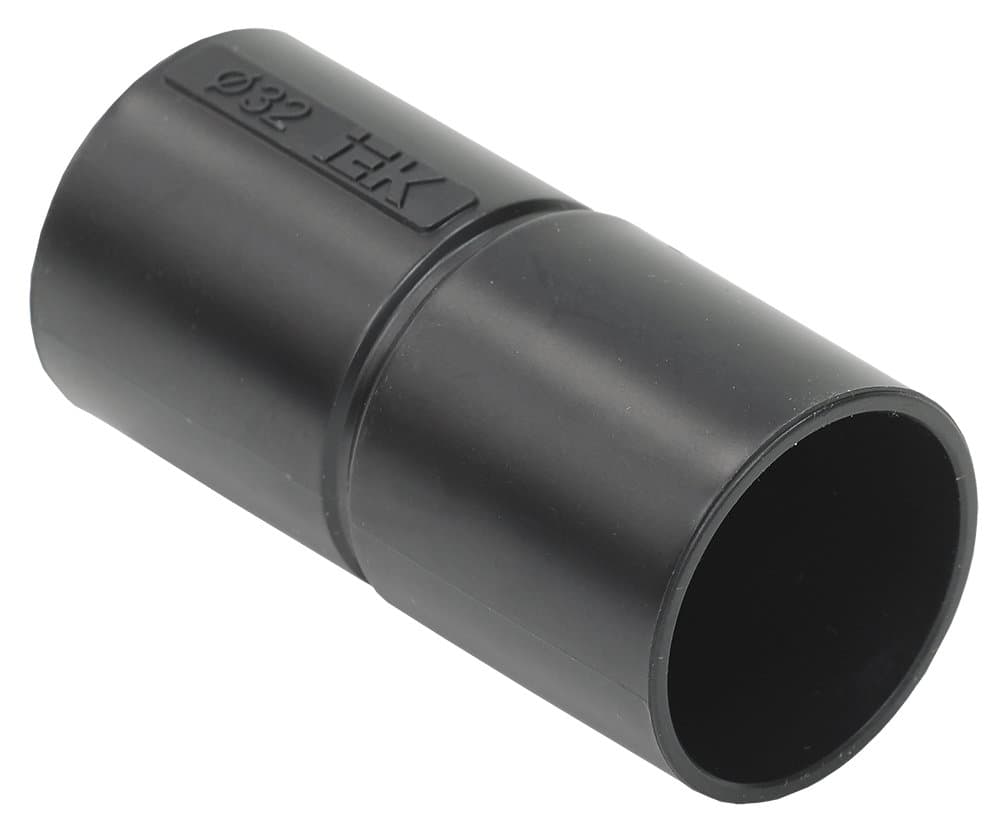 IEK ELASTA Муфта труба-труба GI32G черный (5 шт/комп)