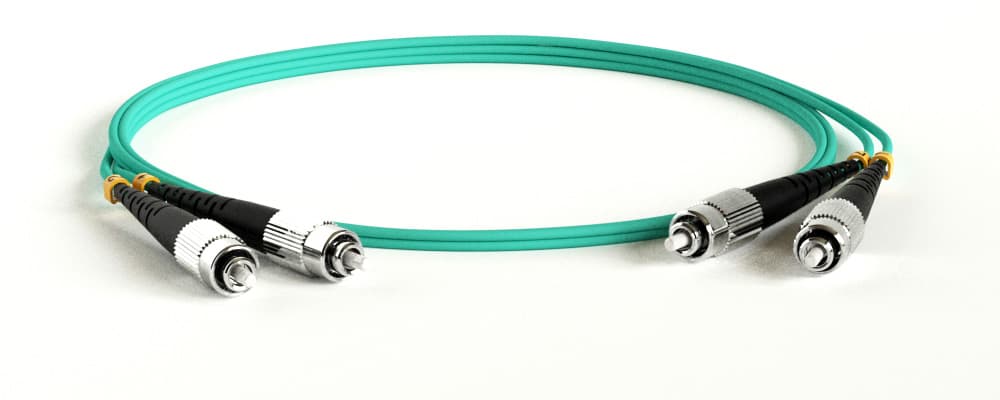 Hyperline FC-D2-503-FC/PR-FC/PR-H-1M-LSZH-AQ Патч-корд волоконно-оптический (шнур) MM 50/125(OM3), FC-FC, duplex, LSZH, 1 м 247641