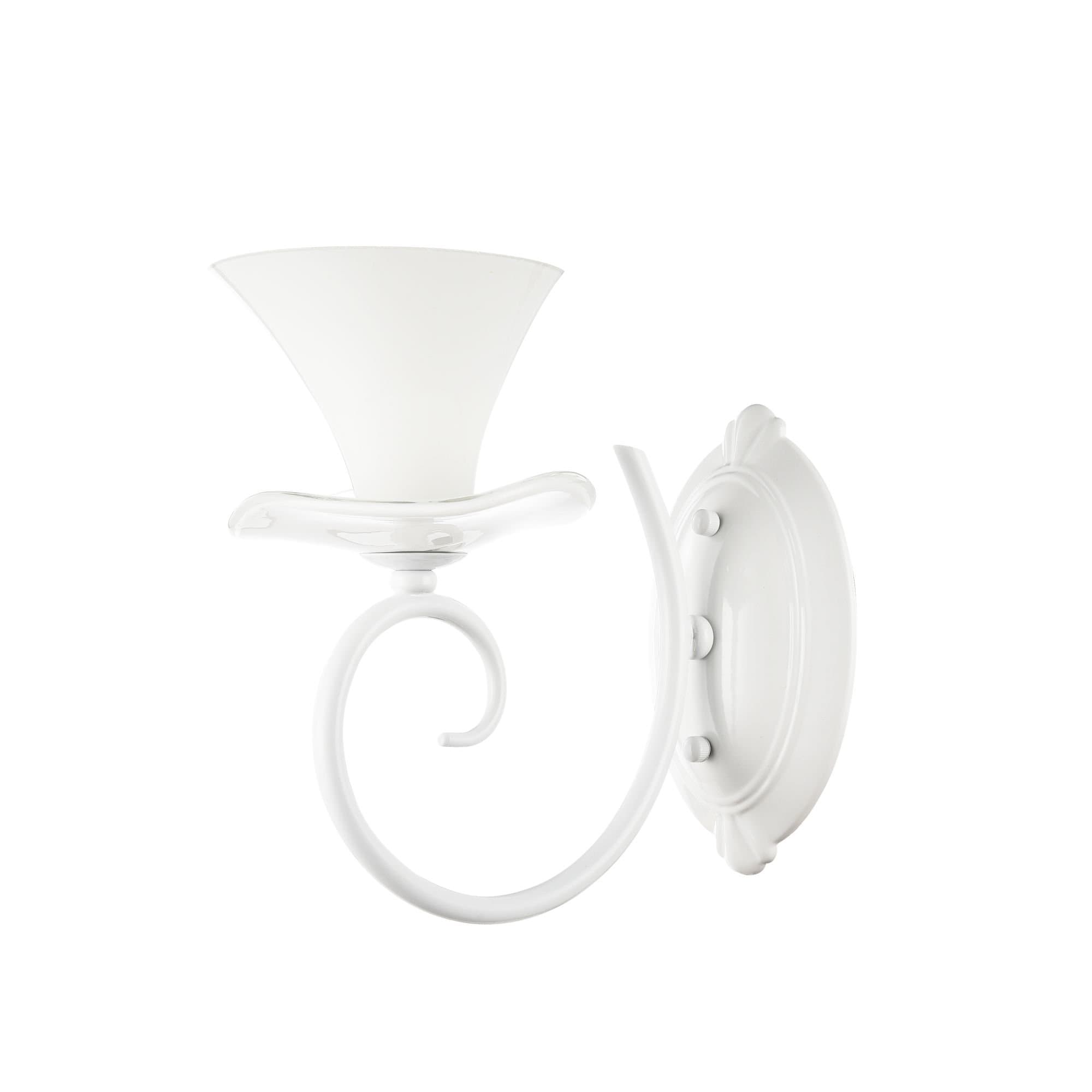 Freya Classic Fabre Жемчужный белый Бра E14 40W FR2001-WL-01-W — миниатюра 2