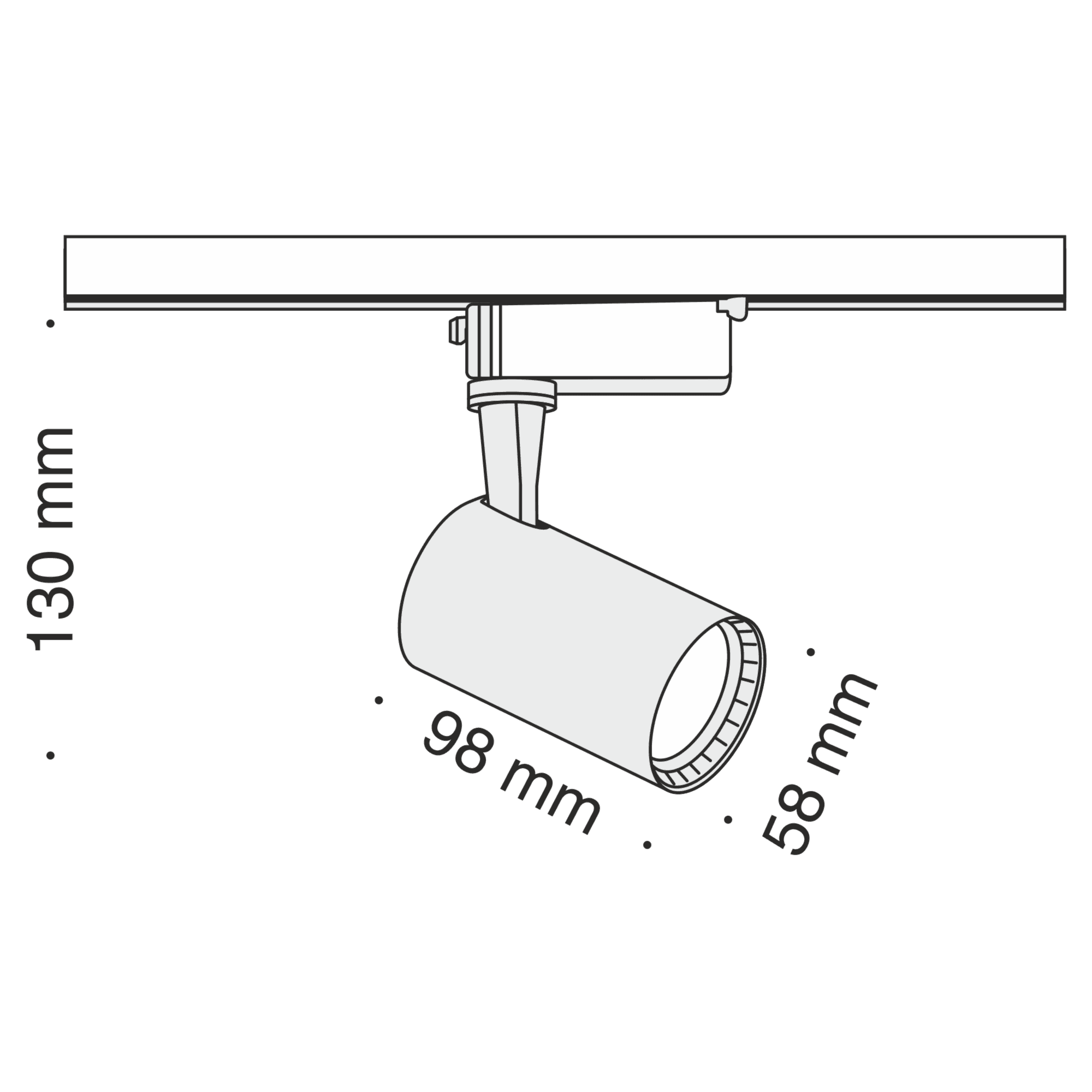 Maytoni Technical Track Черный Трековый светильник LED 6W 480Лм TR003-1-6W4K-B — миниатюра 6