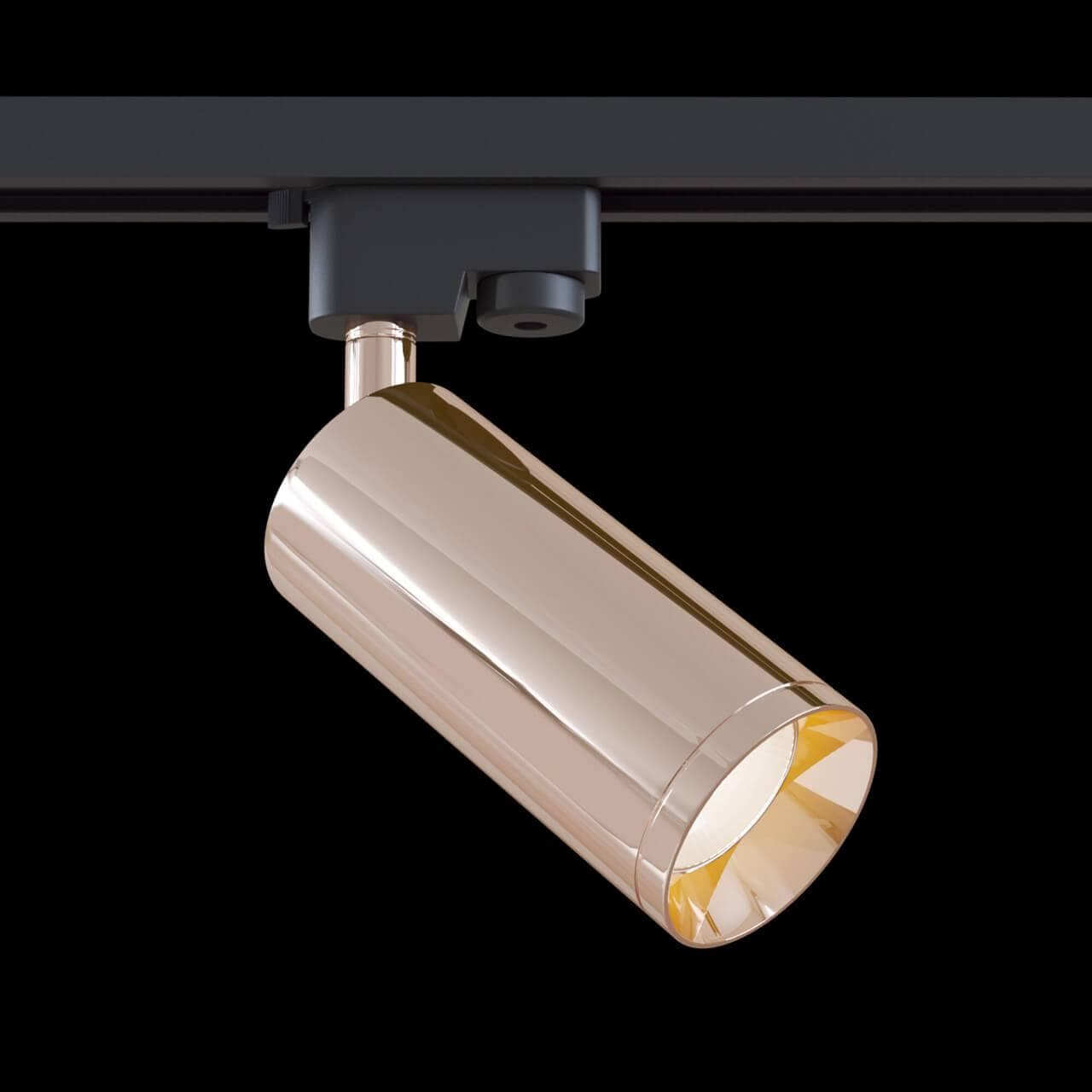 Maytoni Single phase track system Трековый светильник Розовое Золото TR004-1-GU10-RG — миниатюра 7