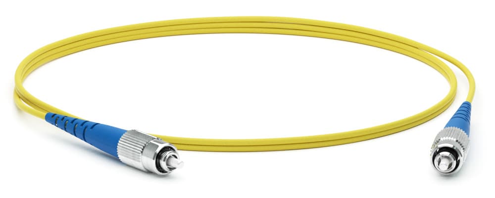 Hyperline FC-S2-9-FC/UR-FC/UR-H-2M-LSZH-YL Патч-корд волоконно-оптический (шнур) SM 9/125 (OS2), FC/UPC-FC/UPC, 2.0 мм, simplex, LSZH, 2 м 243399