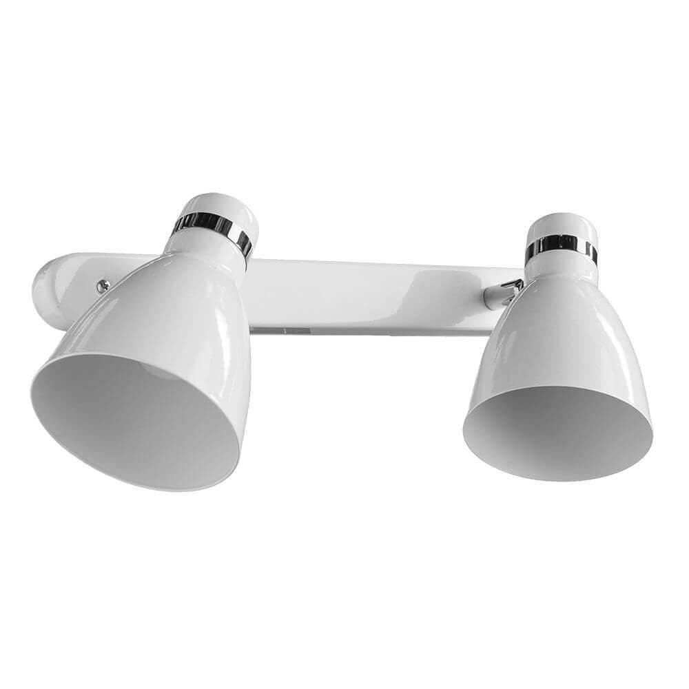 Arte Lamp Mercoled Хром/Белый Спот 2x60W 2xE27 A5049AP-2WH