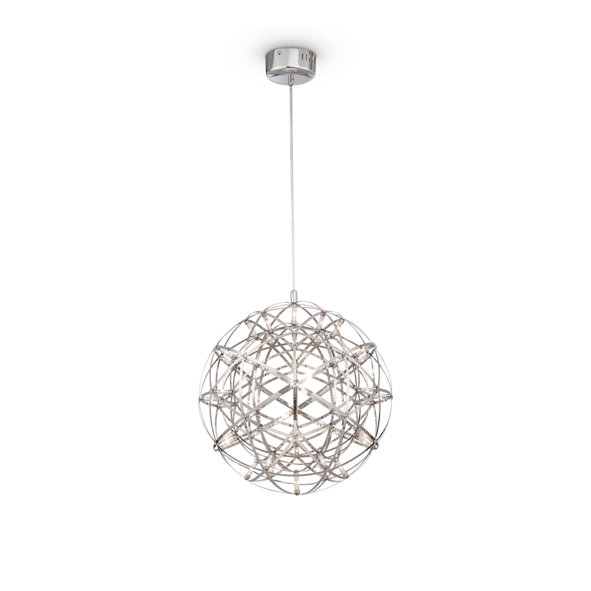 Freya Modern Amber Хром Подвесной светильник FR5099PL-L21CH — миниатюра 2