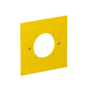 OBO Bettermann Накладка блока питания VH для монтажа устройств, 95x95 мм, желтая 6109839 — миниатюра 2