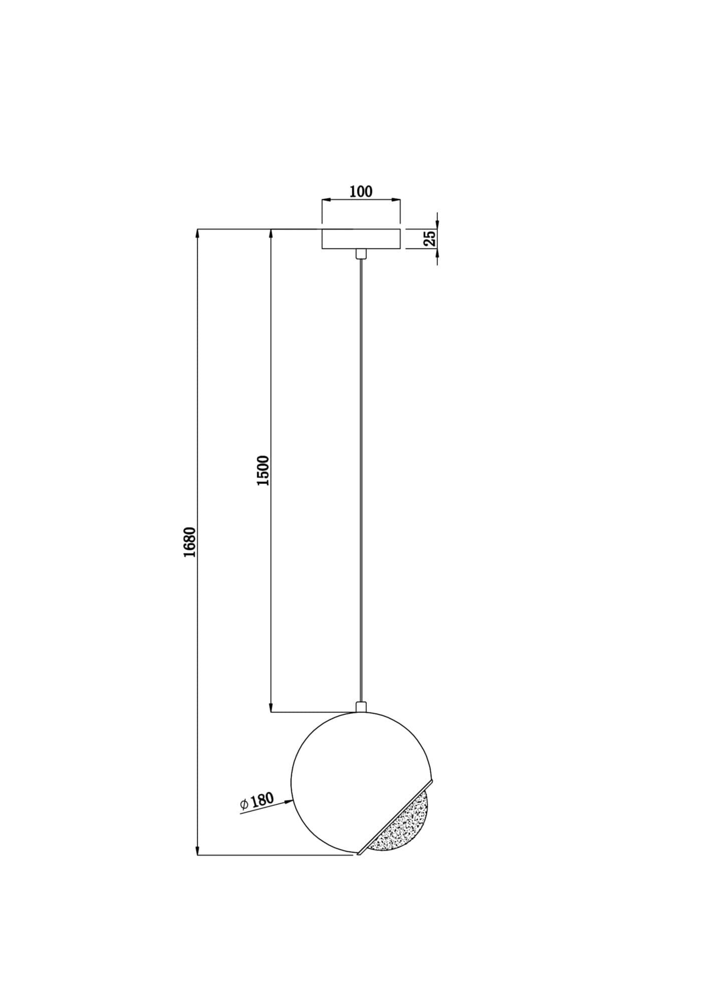 Maytoni Pendant Akis Черный Подвесной светильник P065PL-L7B3K — миниатюра 4