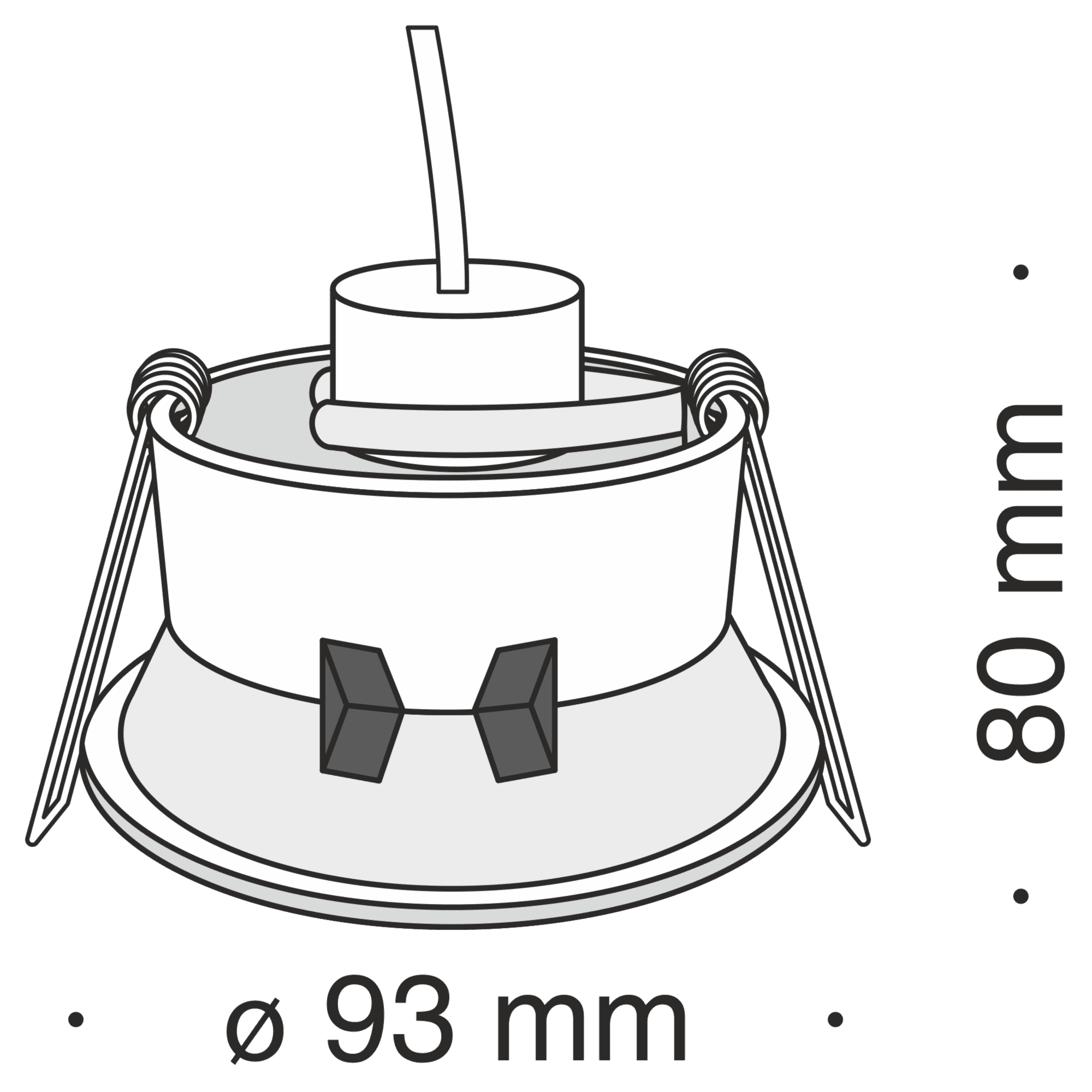 Maytoni Technical Dot Черный Встраиваемый светильник GU10 50W DL028-2-01B — миниатюра 9