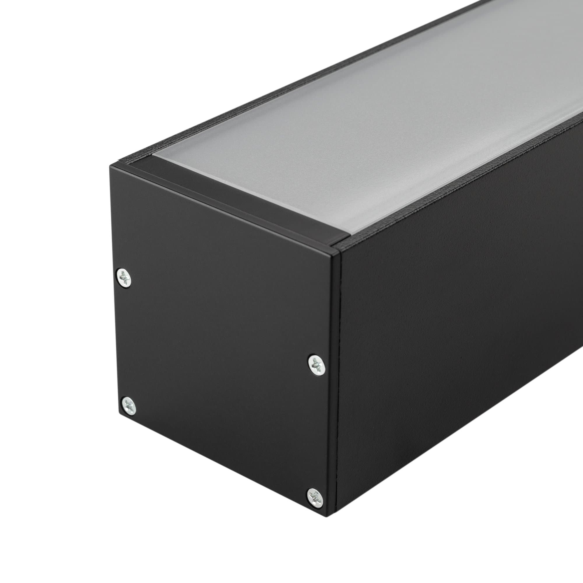 Arlight Профиль с экраном SL-LINE-5050-2500 BLACK+OPAL (Алюминий) 027990 — миниатюра 4