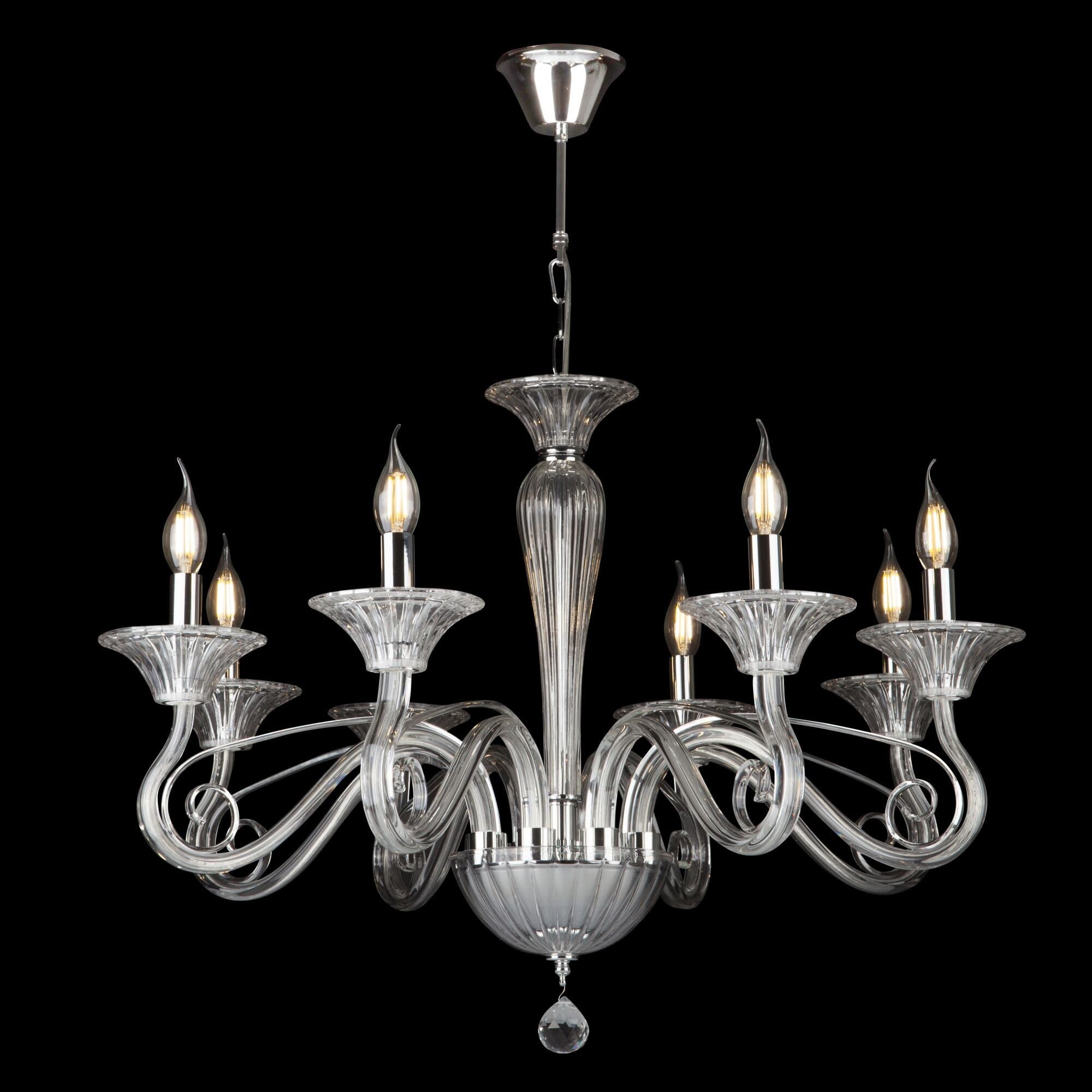 Maytoni Neoclassic Acqua Прозрачный Люстра E14 40W DIA010PL-08TR — миниатюра 2