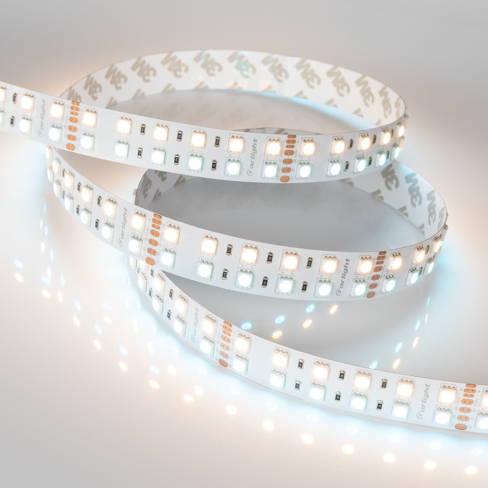 Arlight Светодиодная лента RT-B144-19mm 24V RGBW-Warm (32 W/m, IP20, 5060, 5m) (Открытый) 012327(2) — миниатюра 5
