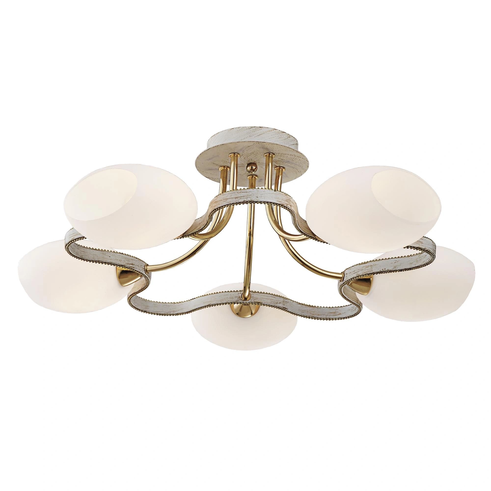 Citilux CL131153 Октава Белый+Золото Люстра