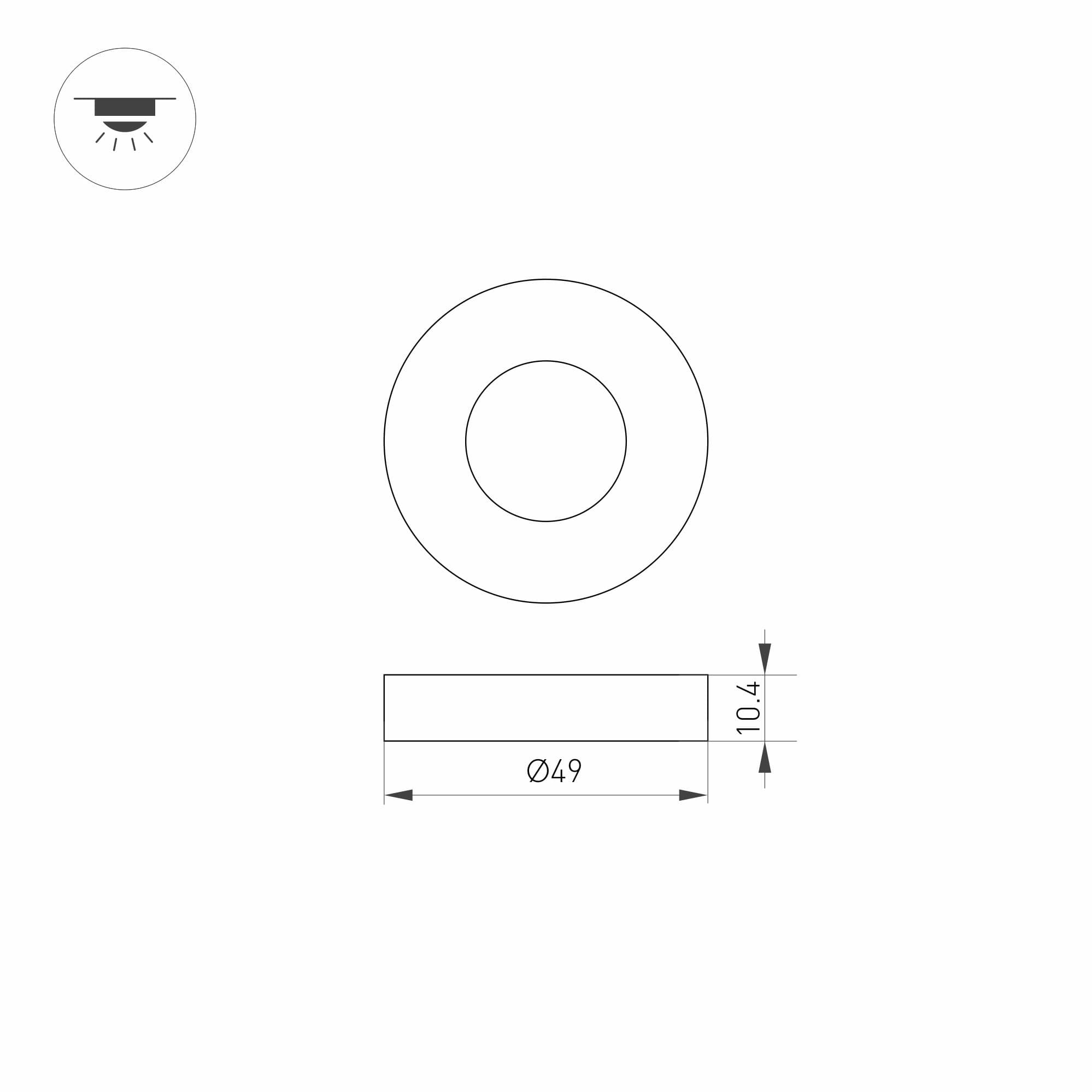 Arlight Накладка ART-DECK-CAP-ROLL-R50 (SL, STEEL) (Металл) 024930 — миниатюра 2