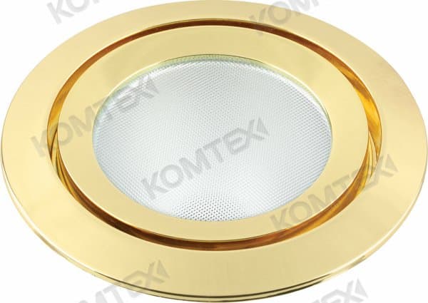 Comtech Appolo Светильник галогеновый встраиваемый HS 1x75W G9 золото P00311/2