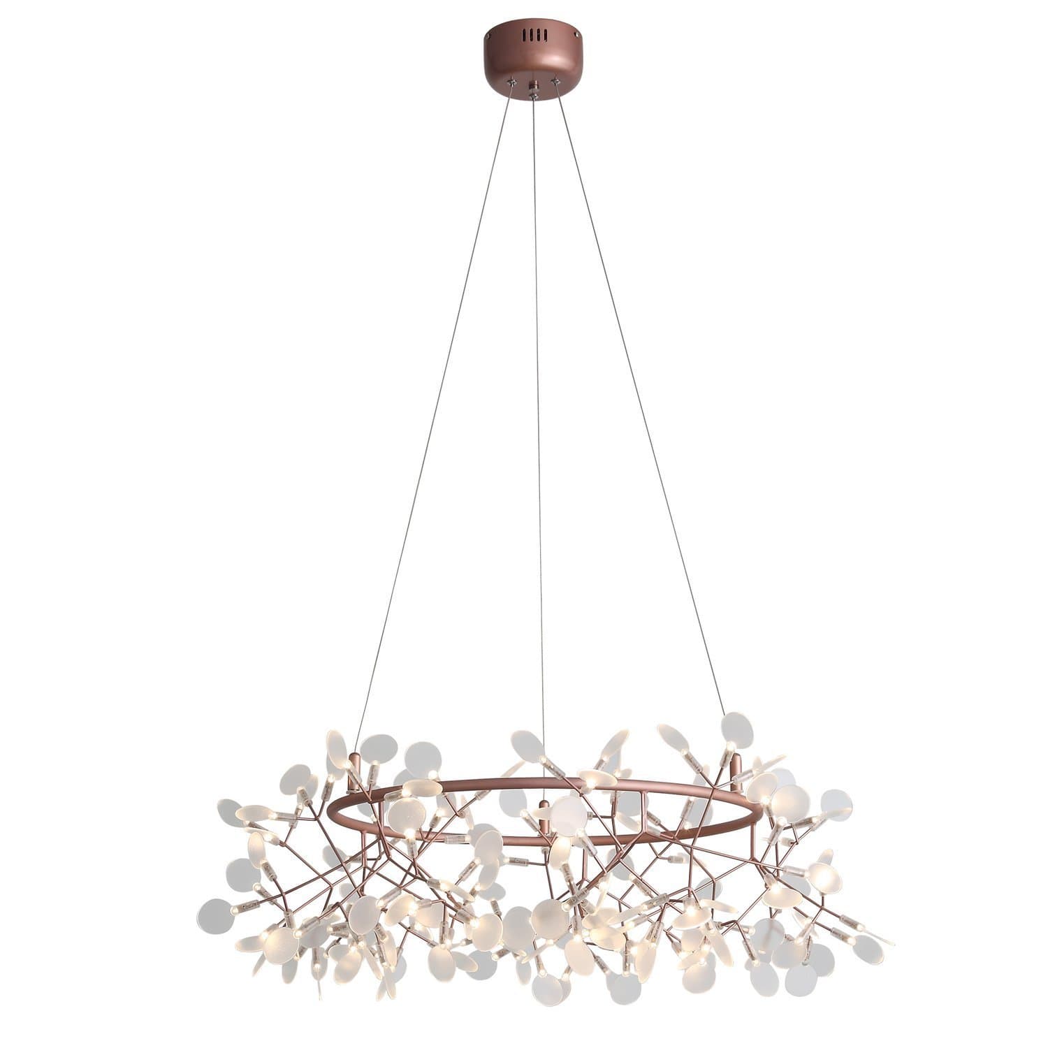 ST LUCE SL379.203.135 Люстра подвесная Медный/Белый LED 135*0,3W