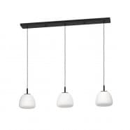 Eglo 390202 Подвесной светильник HL/3 E27 black/opal-matt 'BALMES'