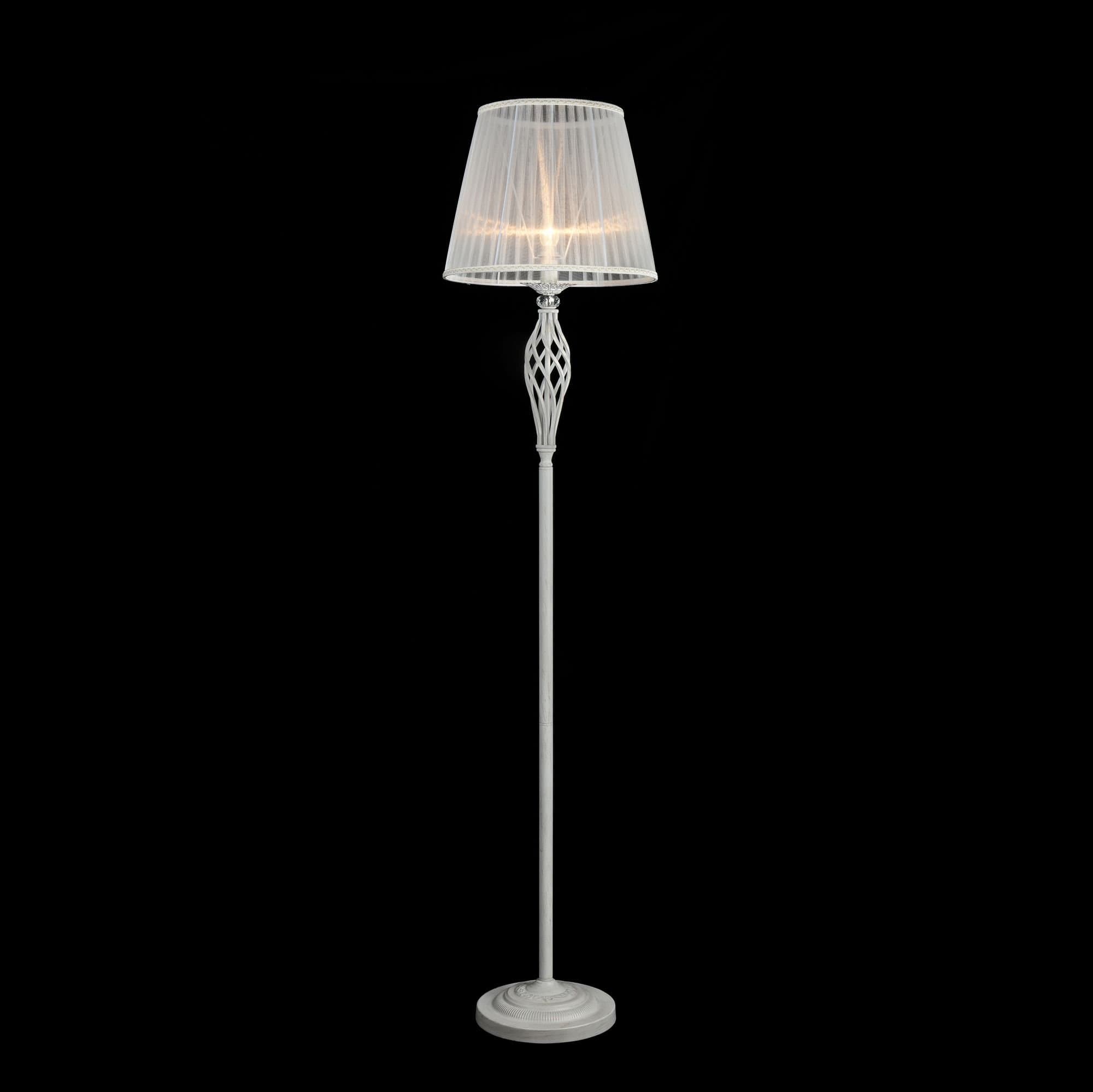 Maytoni Elegant Grace Белый с Золотом Торшер 1xE14 40W ARM247-11-G — миниатюра 2