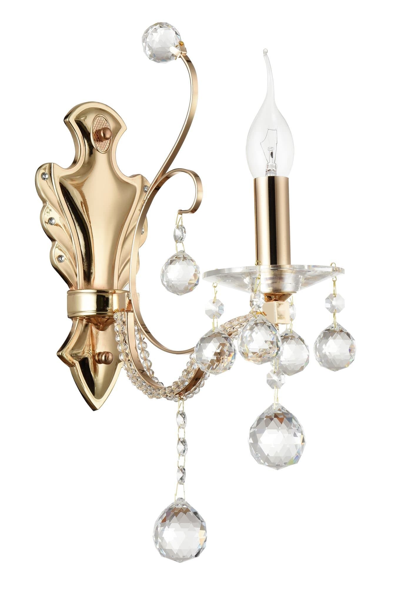 Freya Crystal Marlin Золото Бра E14 40W FR1130-WL-01-G — миниатюра 3