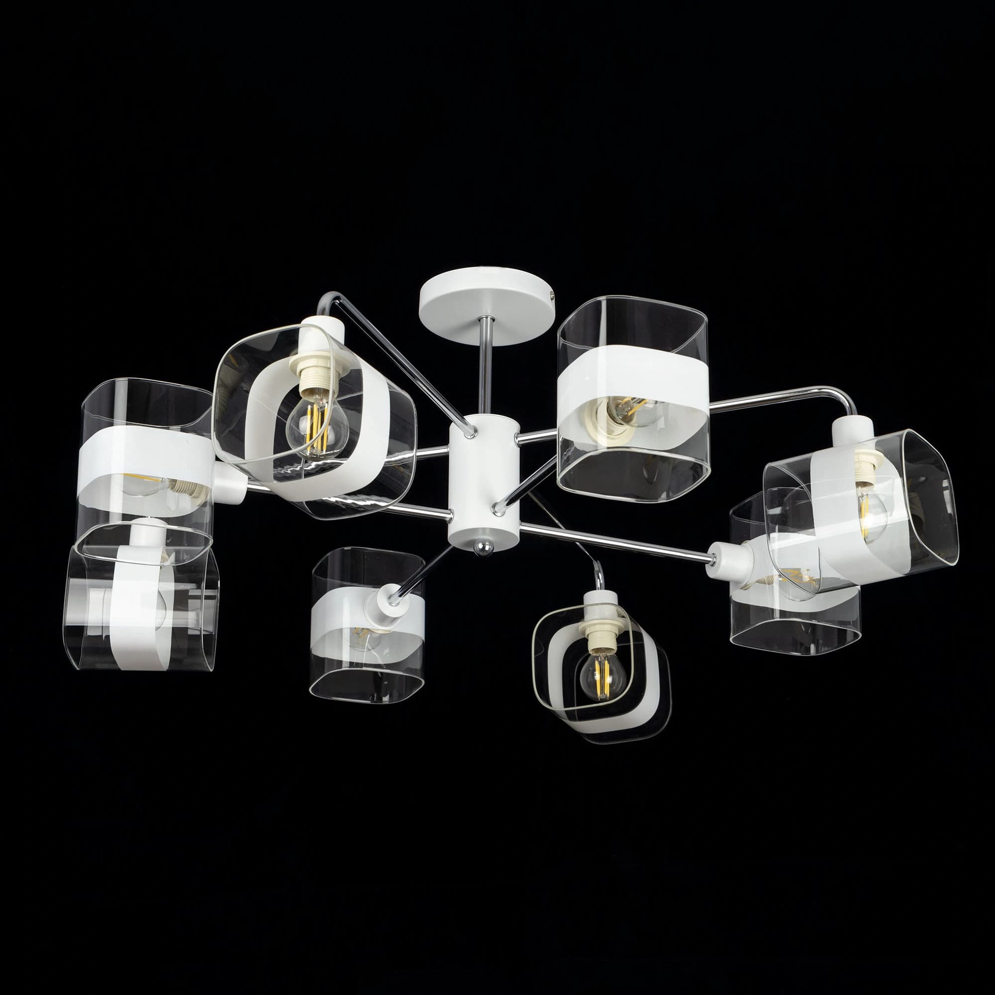 Citilux CL140180 Бертон Белый+Хром Люстра — миниатюра 6