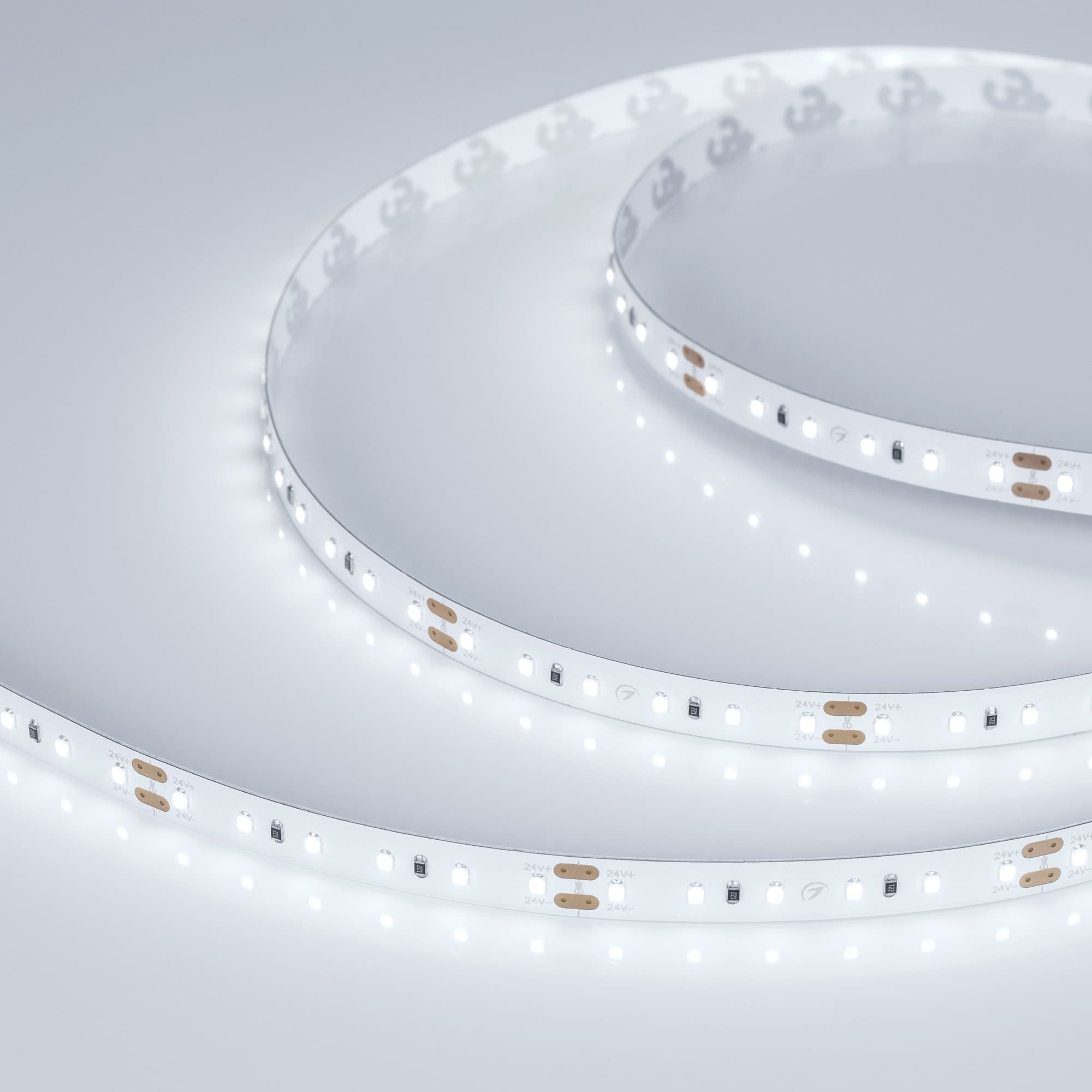 Arlight Светодиодная лента MICROLED-5000L 24V White6000 8mm (2216, 120 LED/m, LUX) (6.5 Вт/м, IP20) 024434 — миниатюра 2