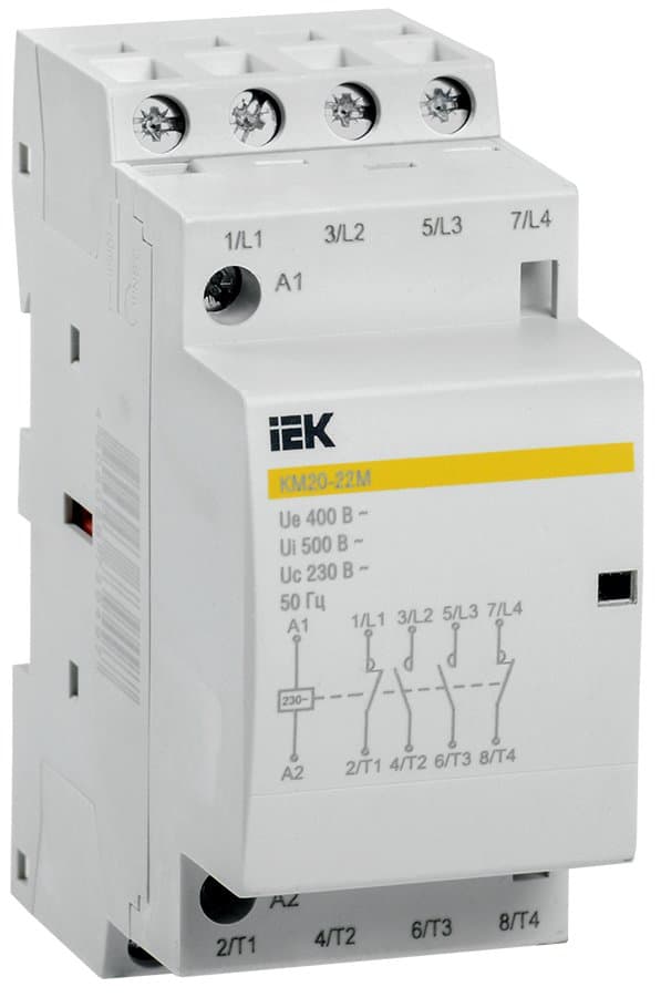 IEK KARAT Контактор модульный КМ20-22М AC